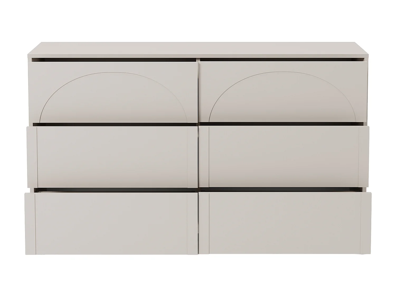 Cómoda 6 cajones – MDF – Beige - NALYRA de Maison Céphy