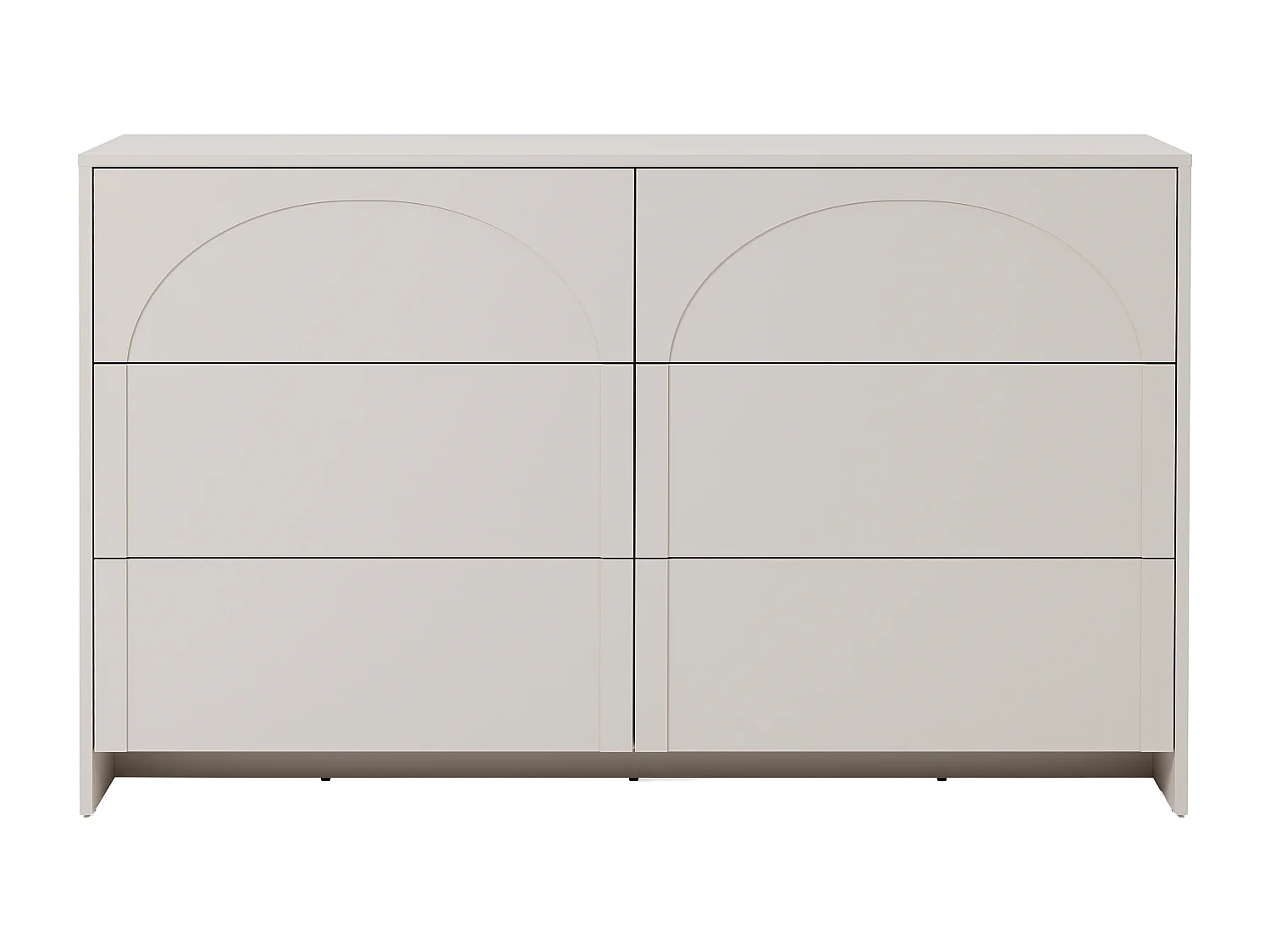 Cómoda 6 cajones – MDF – Beige - NALYRA de Maison Céphy