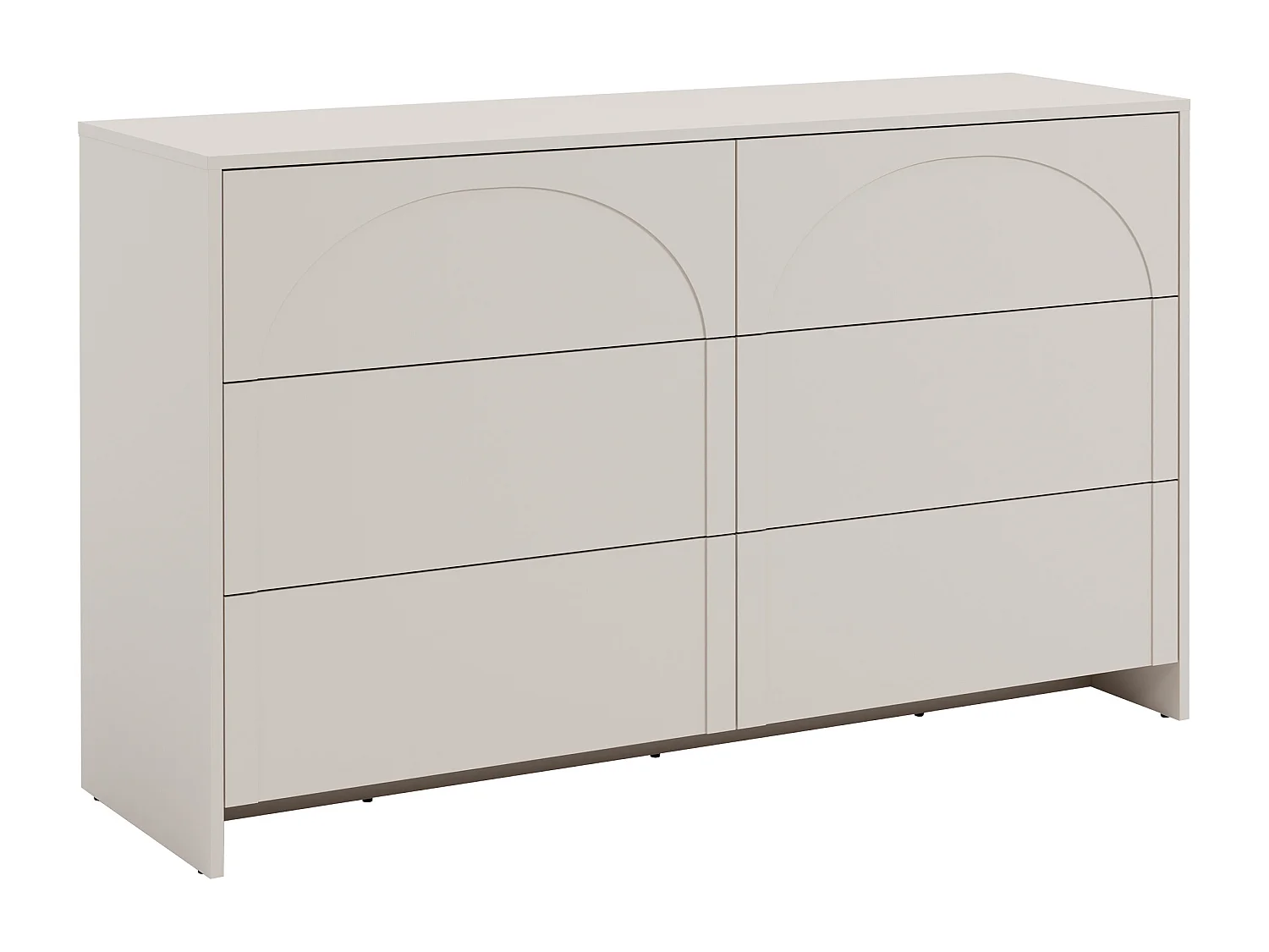 Cómoda 6 cajones – MDF – Beige - NALYRA de Maison Céphy
