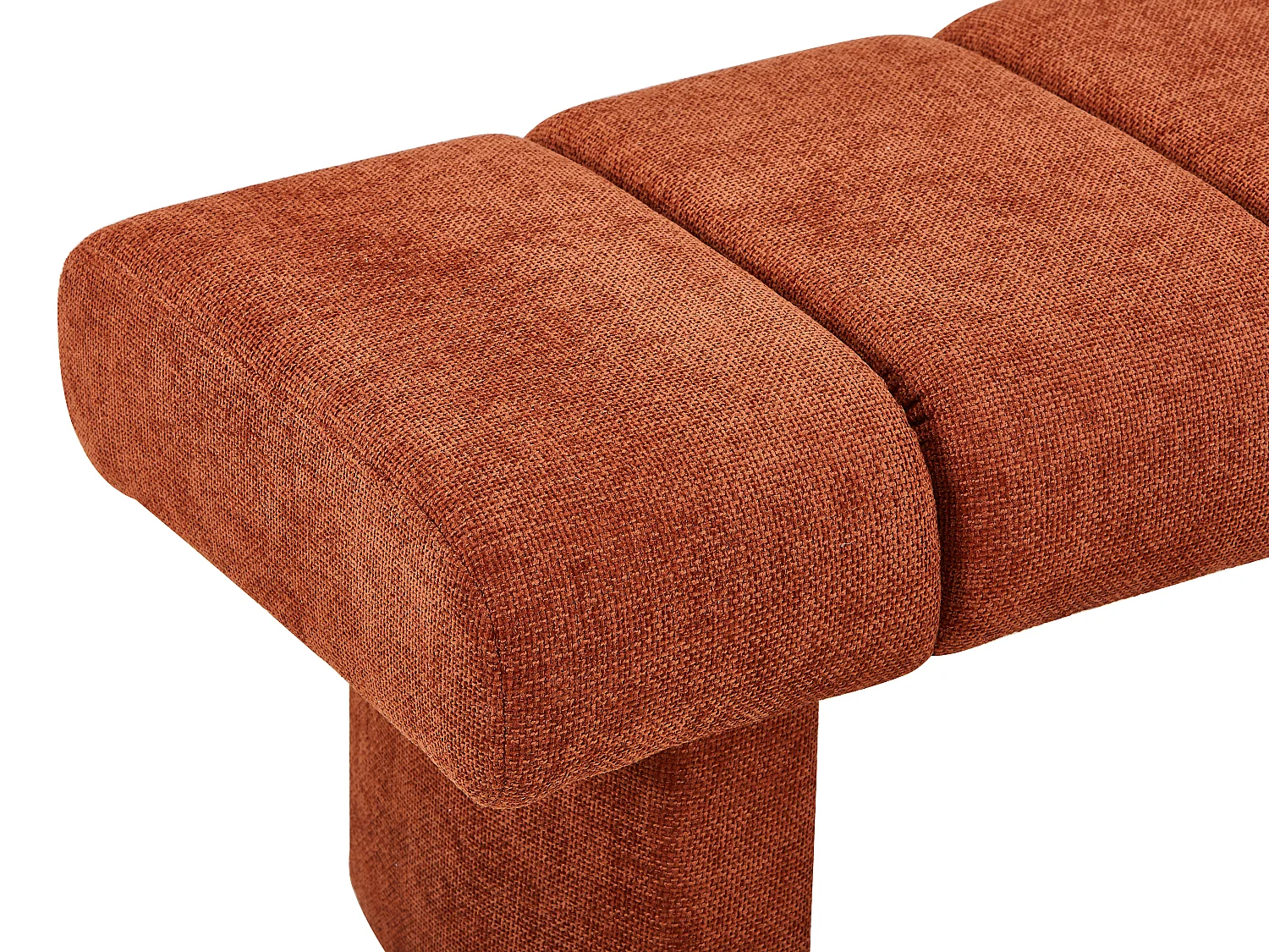 Banc tissu texturé – Terracotta - NUBELO