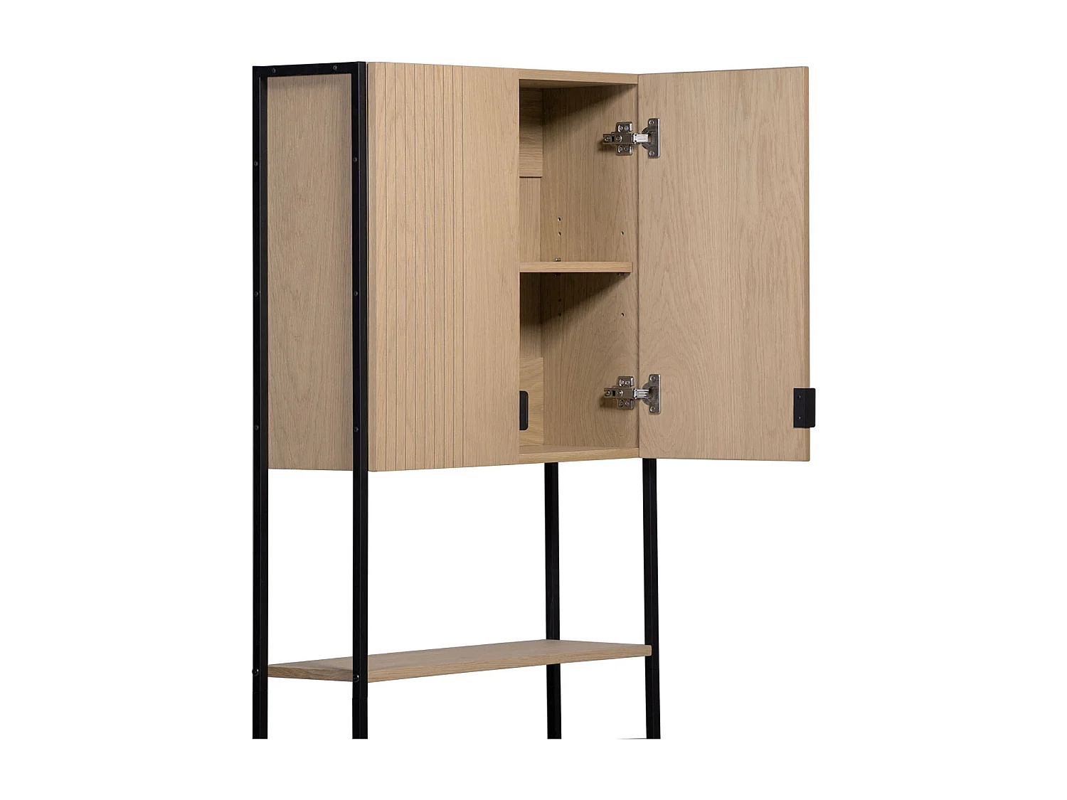 ALTEA natuur eiken WC-brugplank L.66 x H.180 x D.22 cm