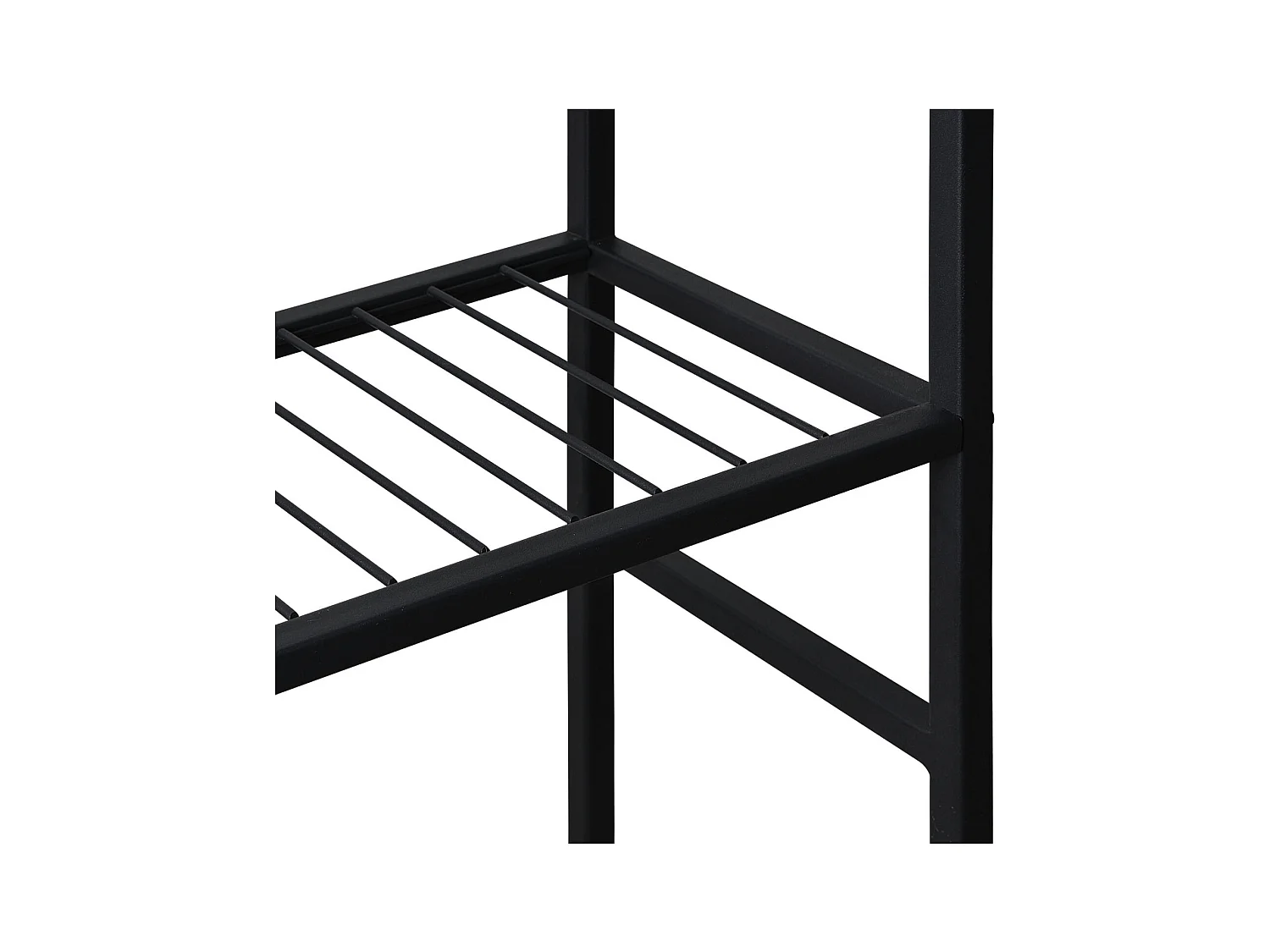 ALZYA brugplank B.66 x H.180 x D.22 cm zwart boven toilet/wasmachine