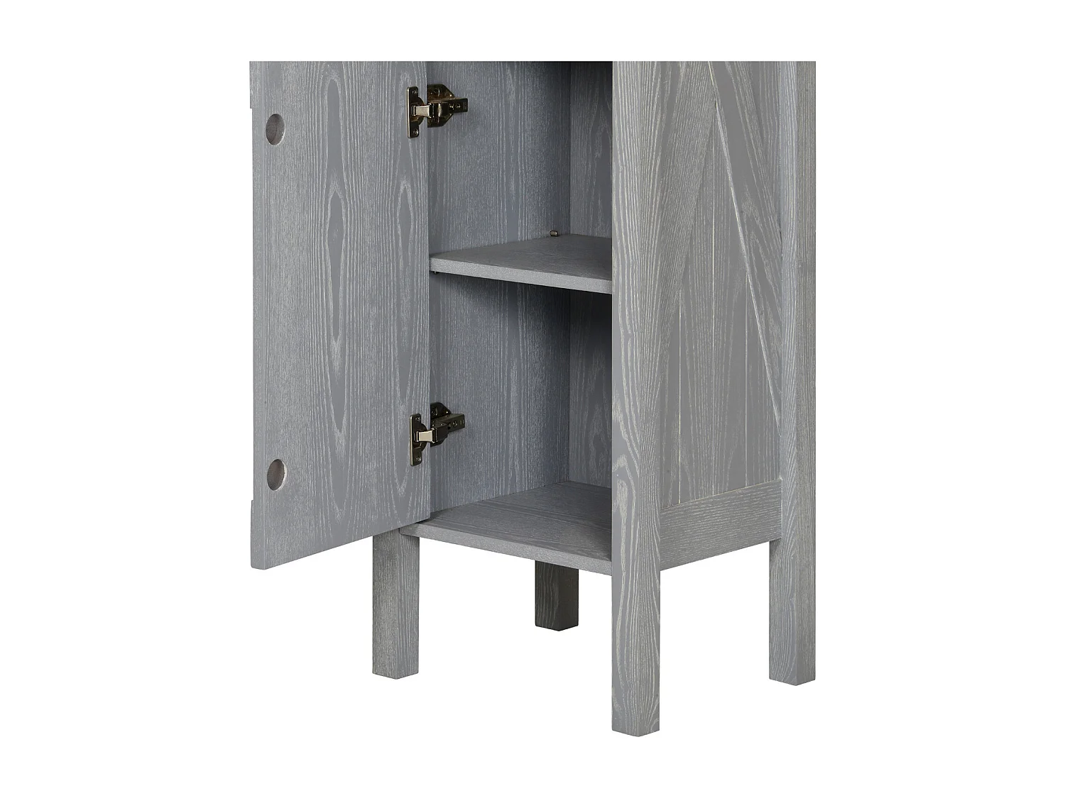 Colonna LUZIA L.40 x H.78 x P.35 cm frassino grigio