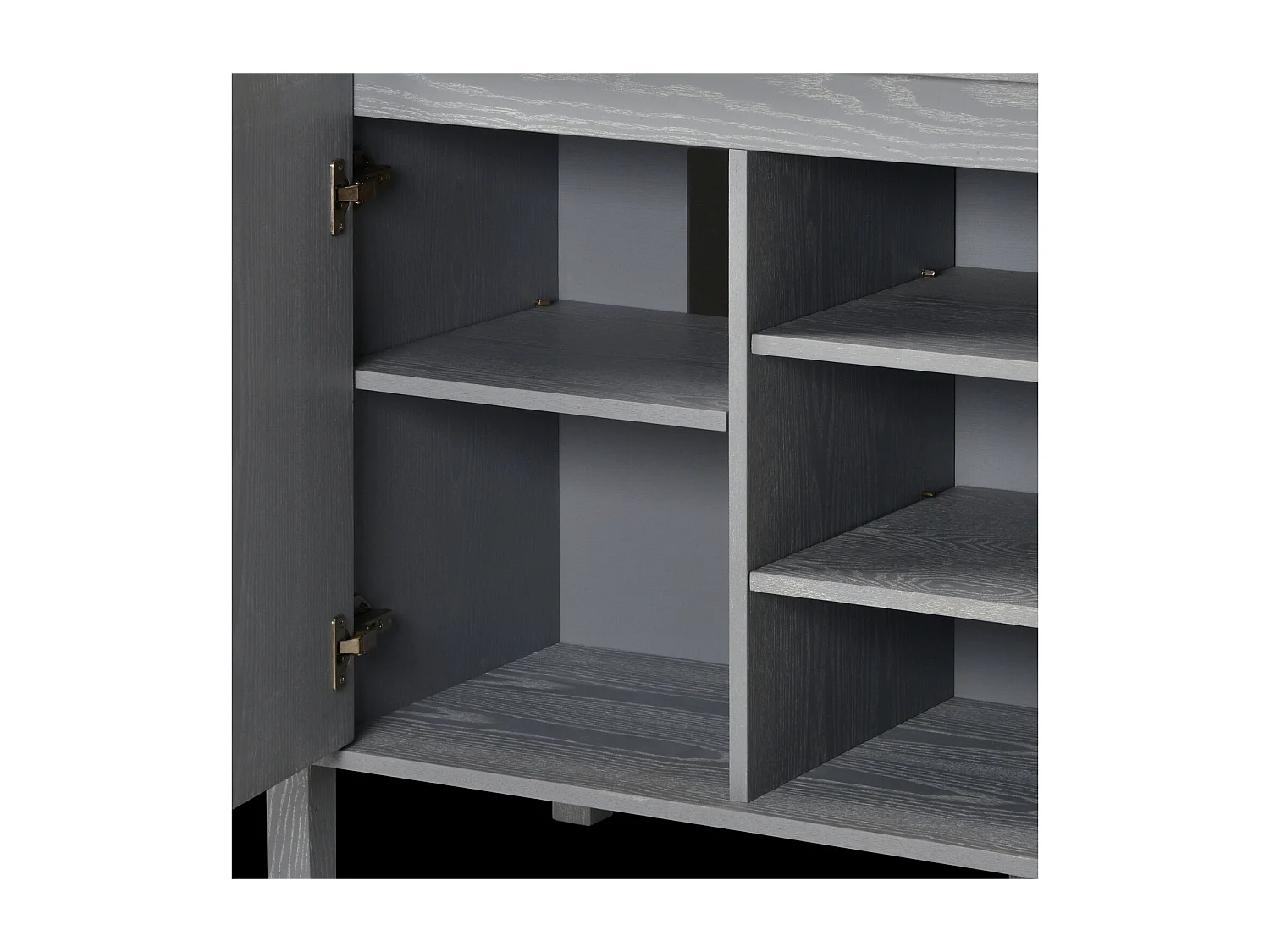 Mobile bagno LUZIA lavabo singolo L.85 x H.78 x P.50 cm rovere grigio