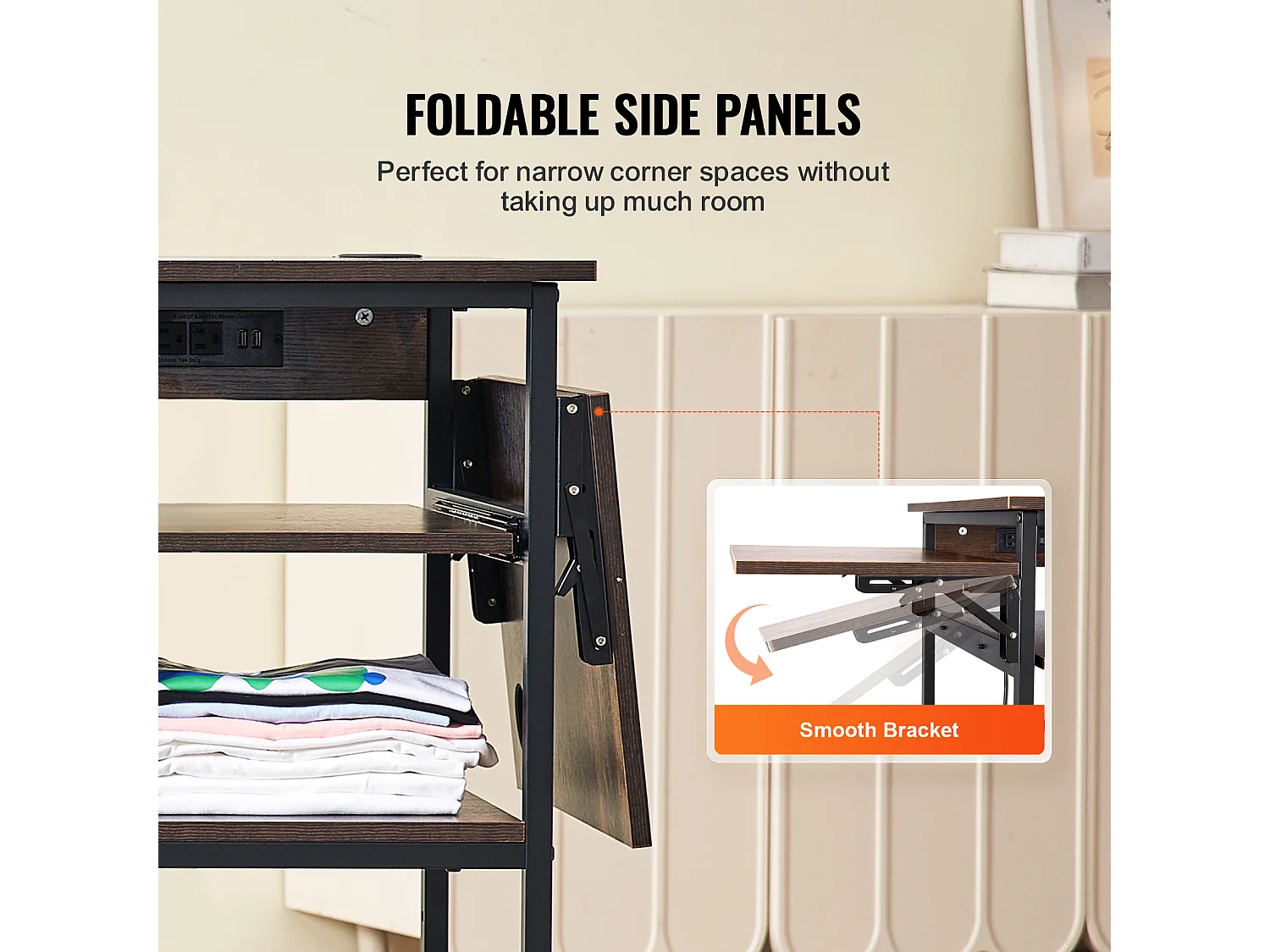 Table de Presse à Chaud SucceBuy Table de Presse à Chaud à 4 Niveaux Avec Station de Charge et Support Mobile