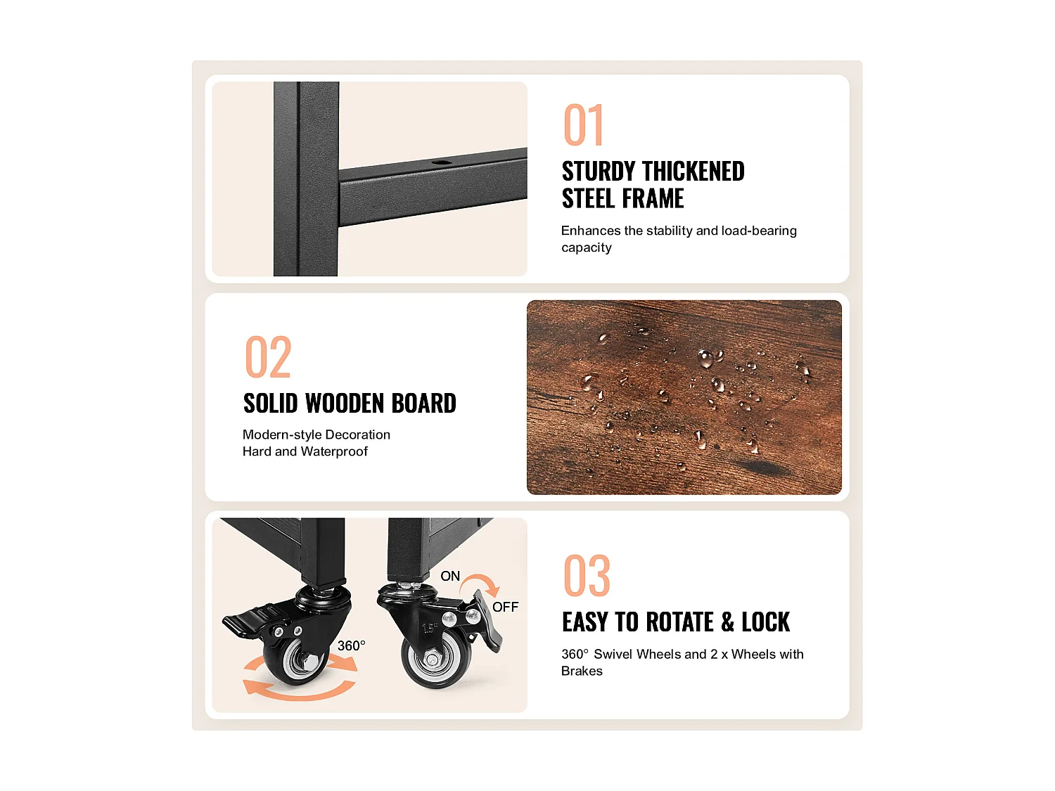 Table de Presse à Chaud SucceBuy Table de Presse à Chaud à 4 Niveaux Avec Station de Charge et Support Mobile