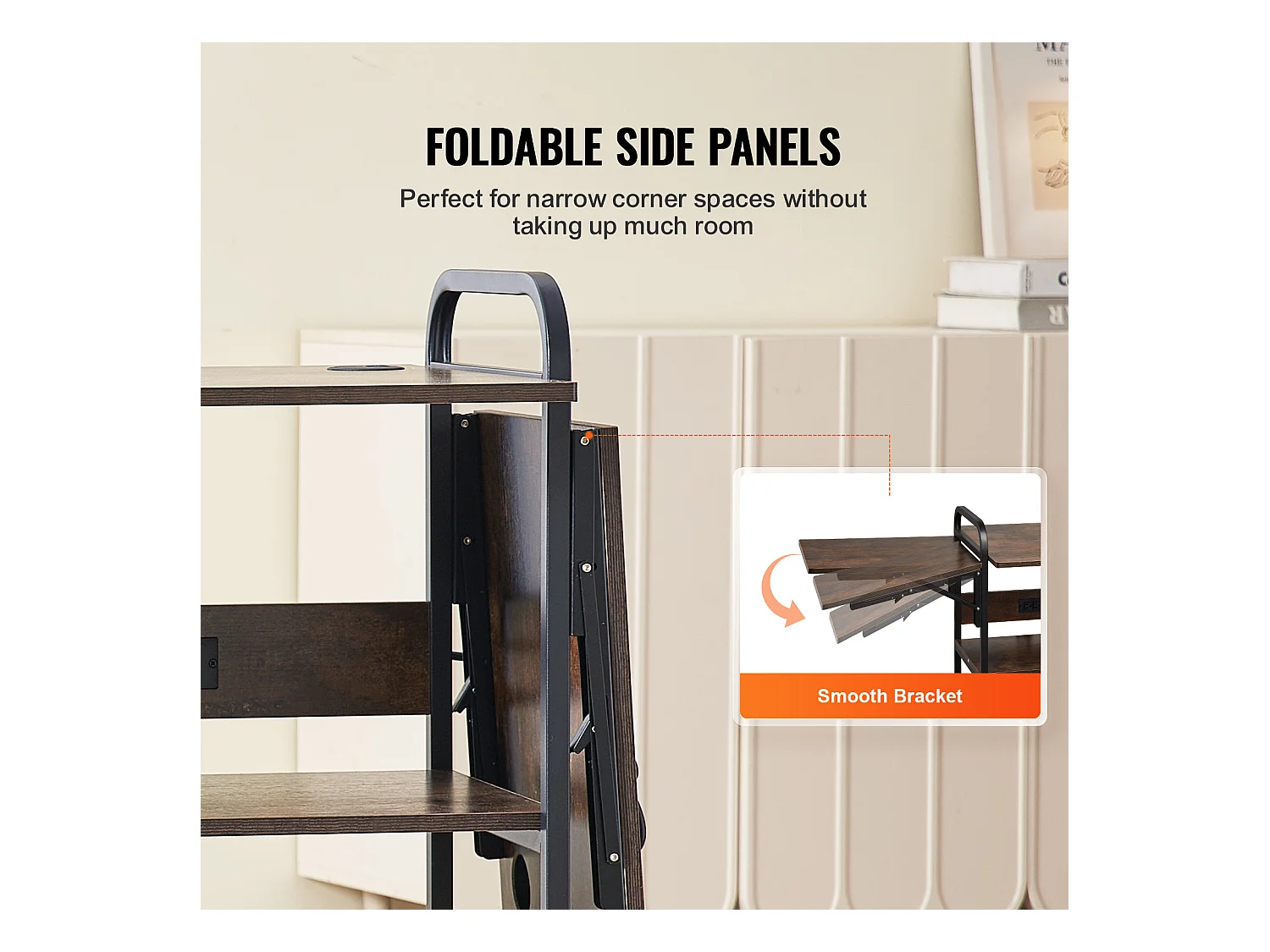 Table de Presse à Chaud SucceBuy Table de Presse à Chaud, Support Mobile à 3 Niveaux Avec Station de Charge