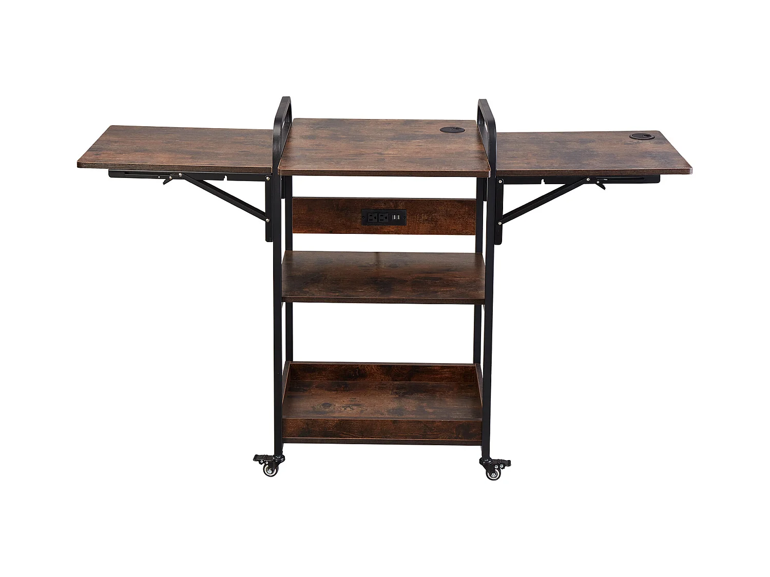 Table de Presse à Chaud SucceBuy Table de Presse à Chaud, Support Mobile à 3 Niveaux Avec Station de Charge