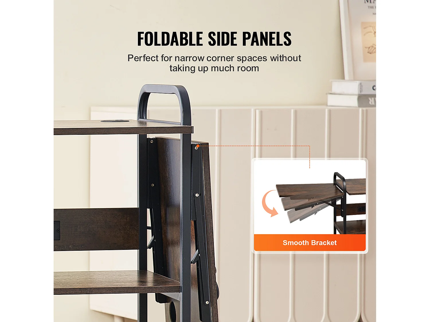 Table de Presse à Chaud SucceBuy Table de Presse à Chaud, Support Mobile à 3 Niveaux Avec Station de Charge