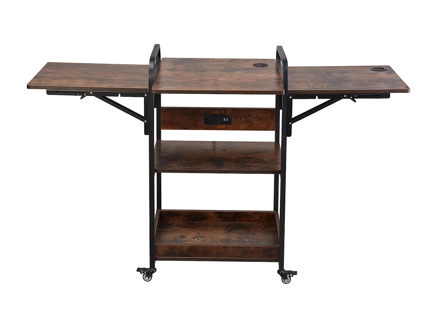 Table de Presse à Chaud SucceBuy Table de Presse à Chaud, Support Mobile à 3 Niveaux Avec Station de Charge