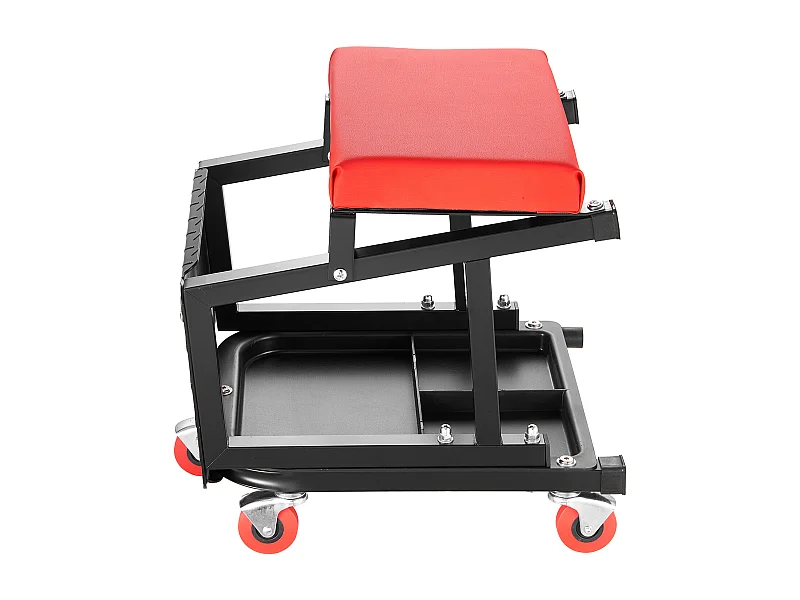 Tabouret d'Atelier SucceBuy, Mécanicien avec Roulettes Siège Escabeau Charge 136 kg