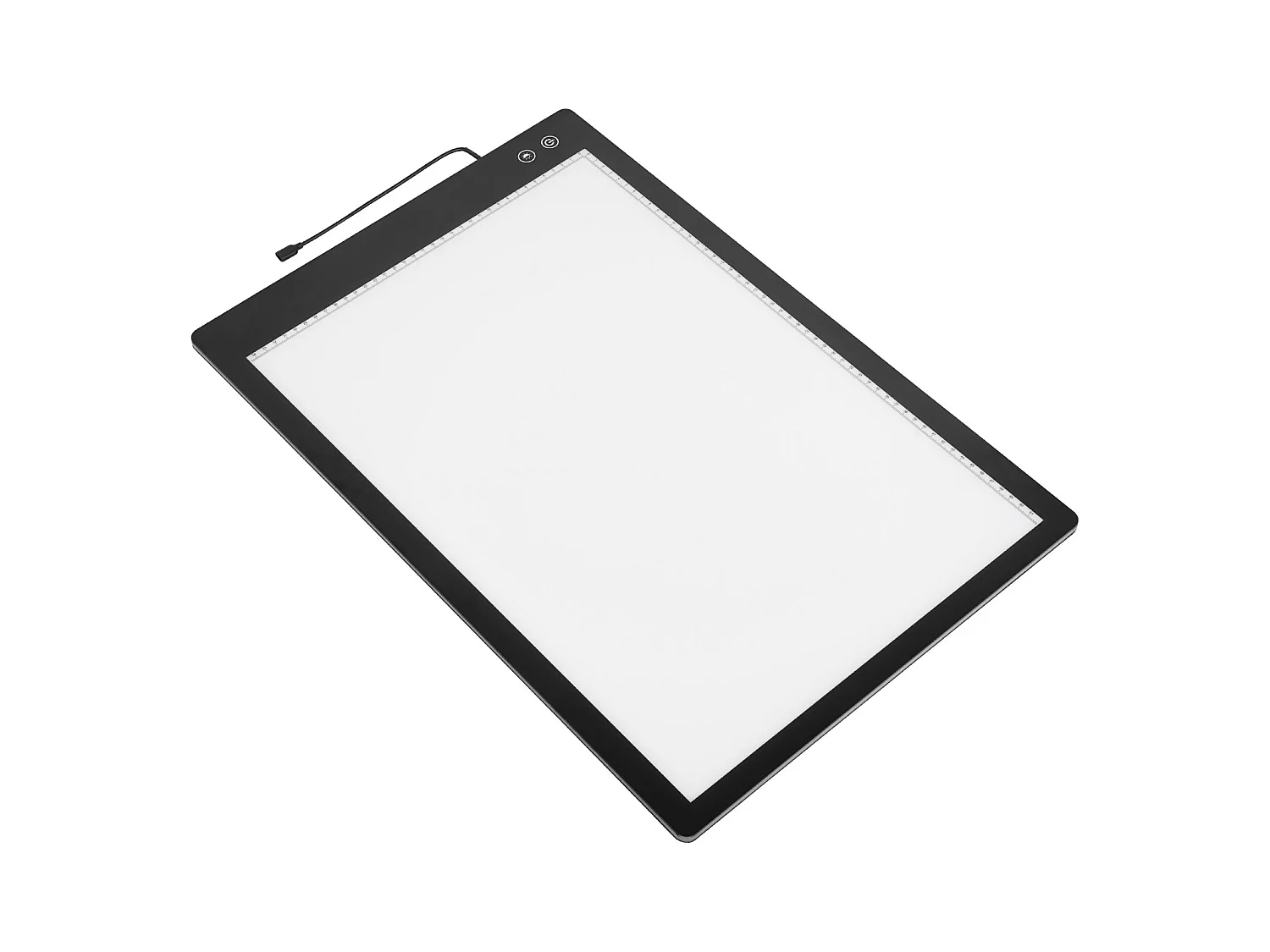 Panneau Lumineux LED Rechargeable SucceBuy A2 à Intensité Variable à 6 Niveaux, Noir