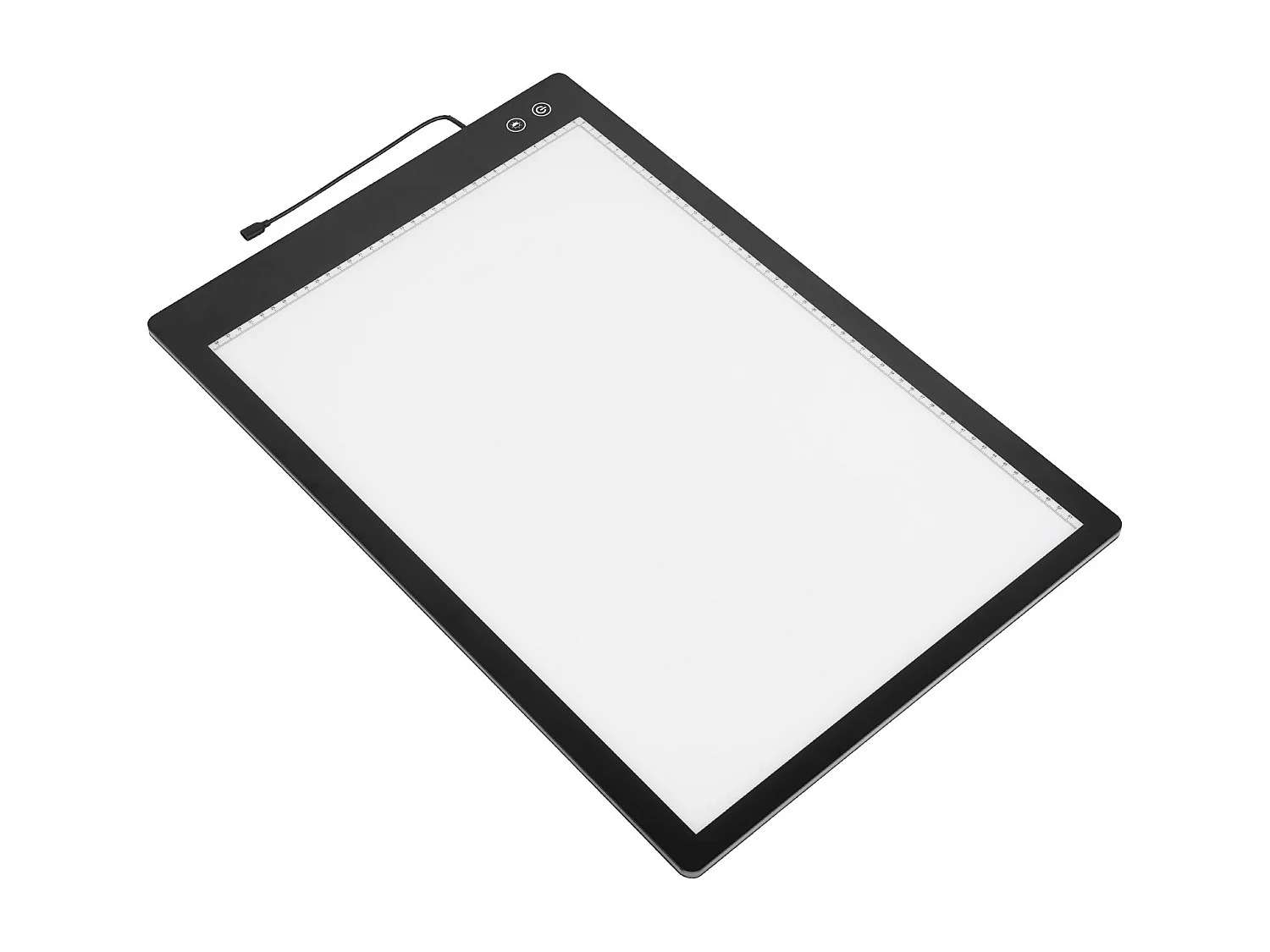 Panneau Lumineux LED Rechargeable SucceBuy A2 à Intensité Variable à 6 Niveaux, Noir