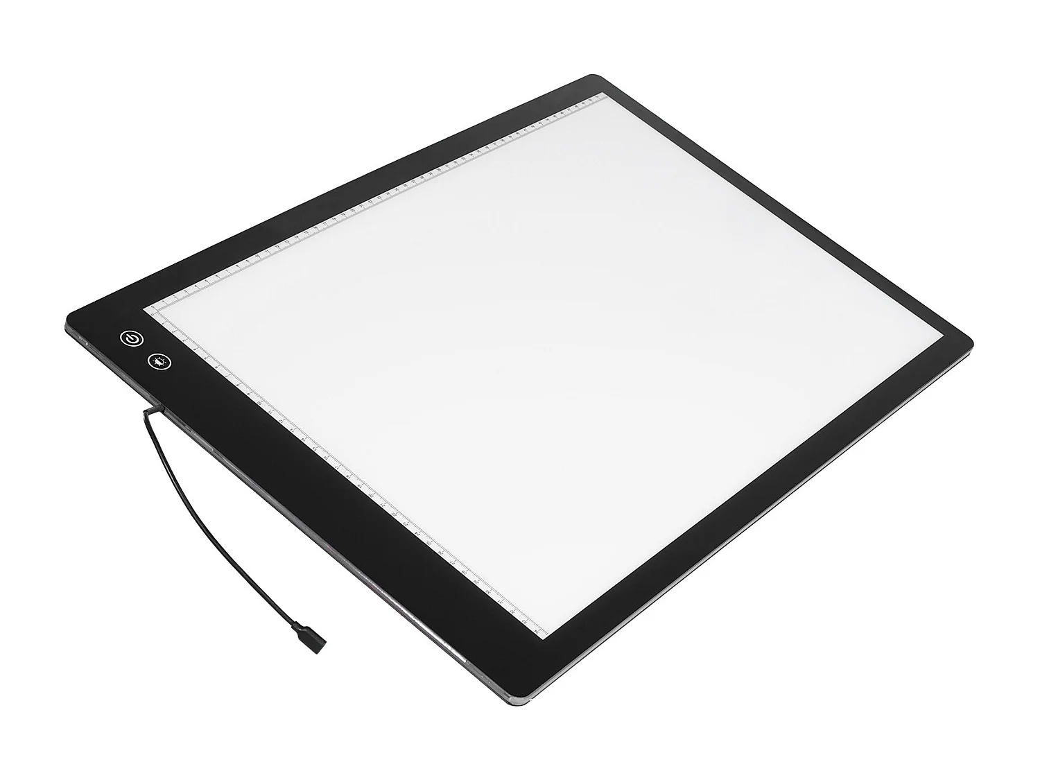 Panneau Lumineux LED Rechargeable SucceBuy A2 à Intensité Variable à 6 Niveaux, Noir