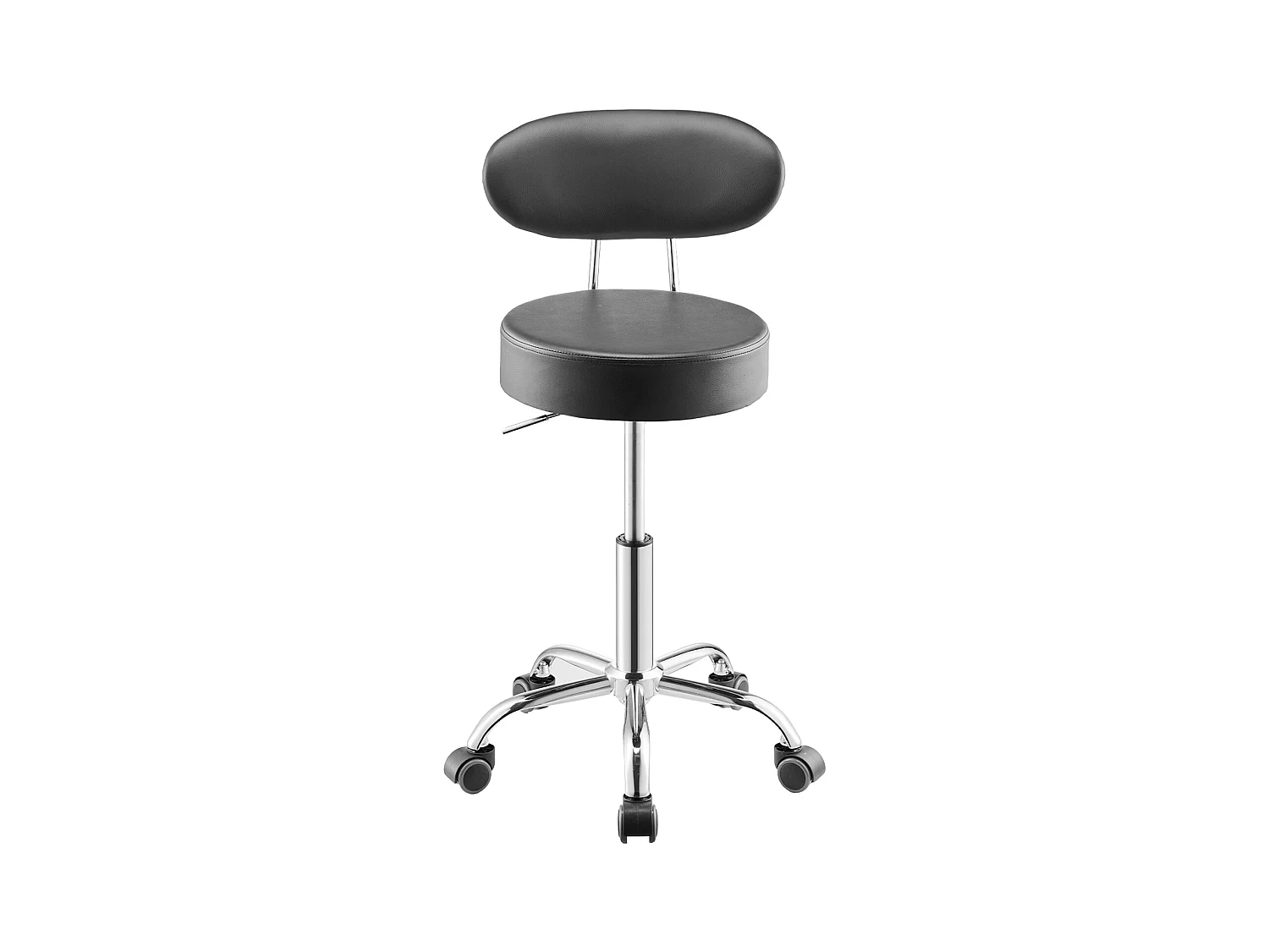 Sgabello d'Officina SucceBuy, su Rotelle Altezza Regolabile Carico 136 kg con Schienale