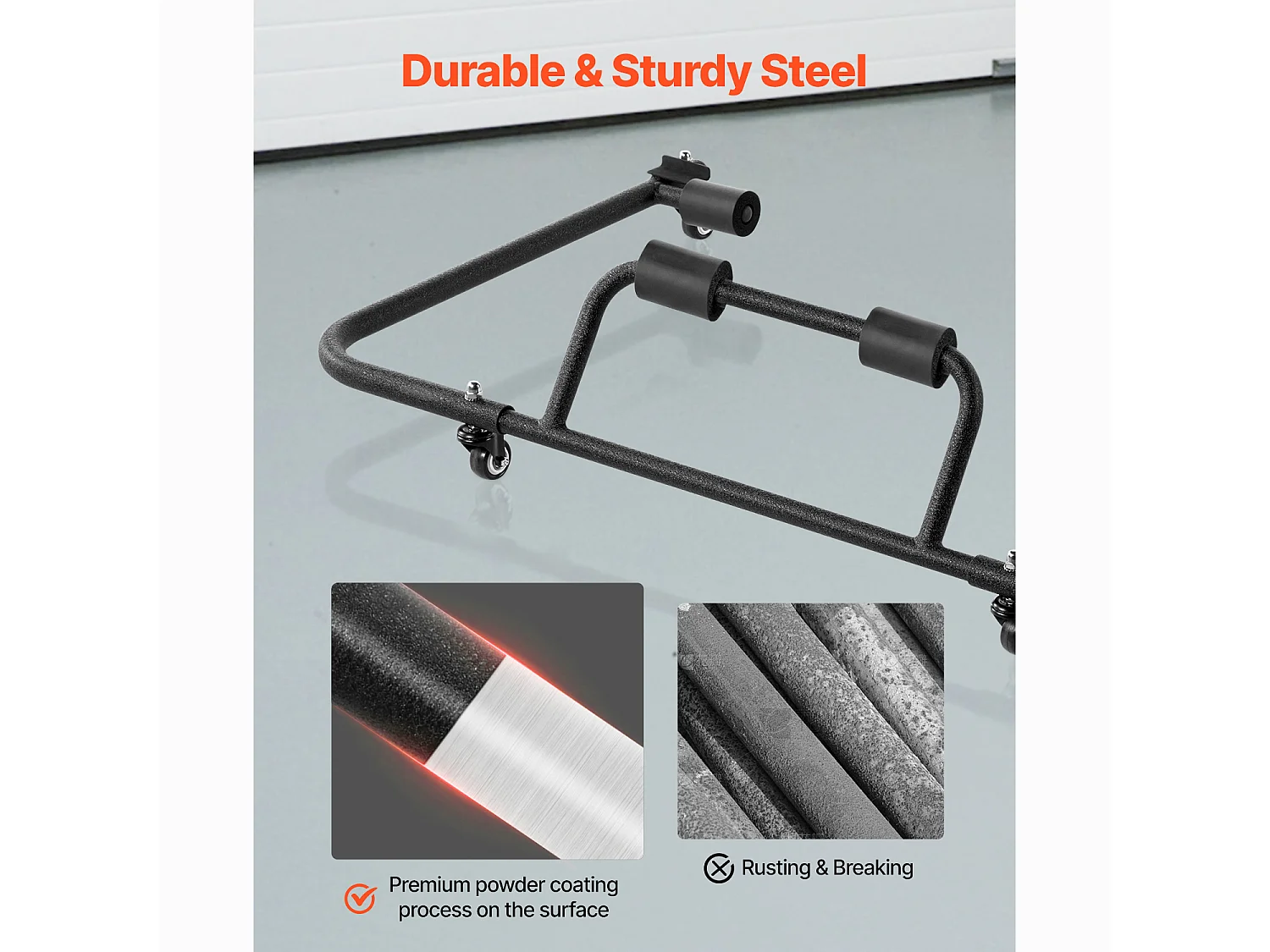 Chariot de Rangement SucceBuy Portable et Durable pour Toit Rigide pour Jeep Wrangler TJ, JK, JL, JT