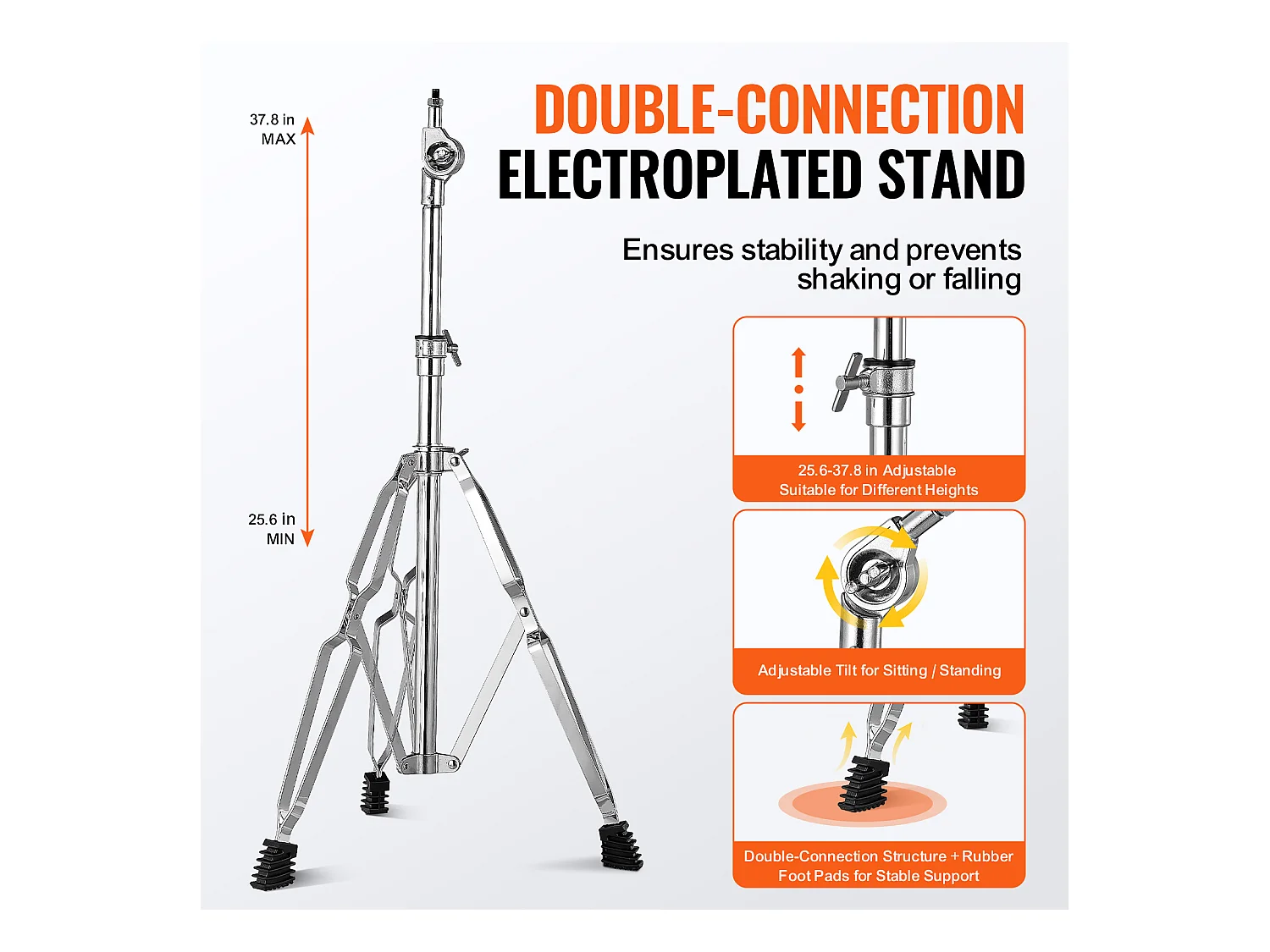 Xilofono Glockenspiel SucceBuy con 30 Toni, Mazze, Supporto e Pad di Allenamento, Set Versatile per Adulti e Studenti
