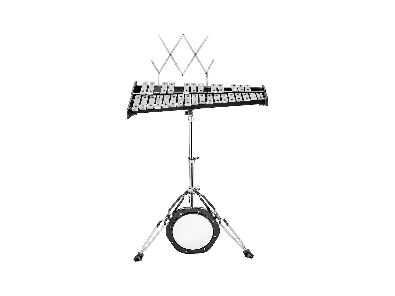 Xilofono Glockenspiel SucceBuy con 30 Toni, Mazze, Supporto e Pad di Allenamento, Set Versatile per Adulti e Studenti