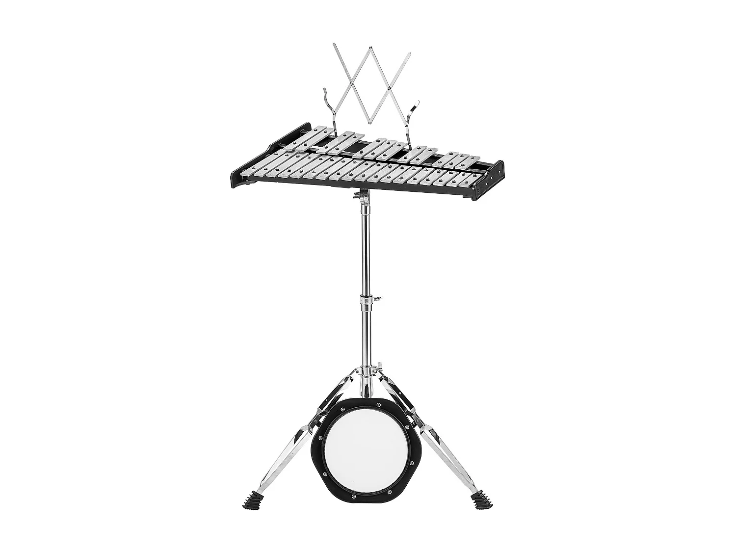 Xilofono Glockenspiel SucceBuy con 30 Toni, Mazze, Supporto e Pad di Allenamento, Set Versatile per Adulti e Studenti