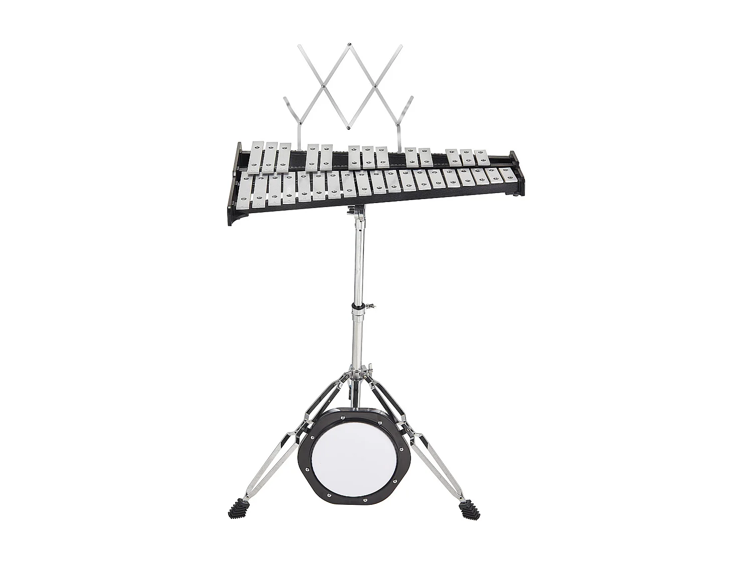 Xylophone Glockenspiel SucceBuy avec 32 Tons, Maillets, Support et Pad d'Entraînement, Ensemble Polyvalent pour Adultes et Étudiants