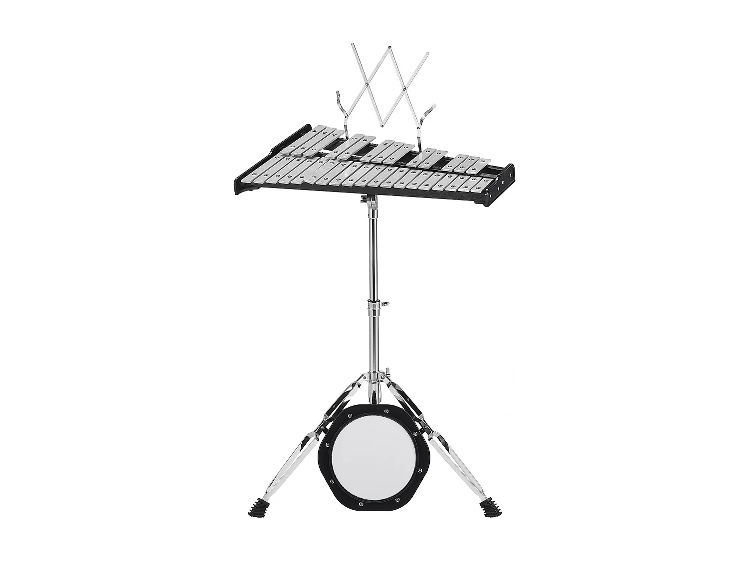 Xylophone Glockenspiel SucceBuy avec 32 Tons, Maillets, Support et Pad d'Entraînement, Ensemble Polyvalent pour Adultes et Étudiants