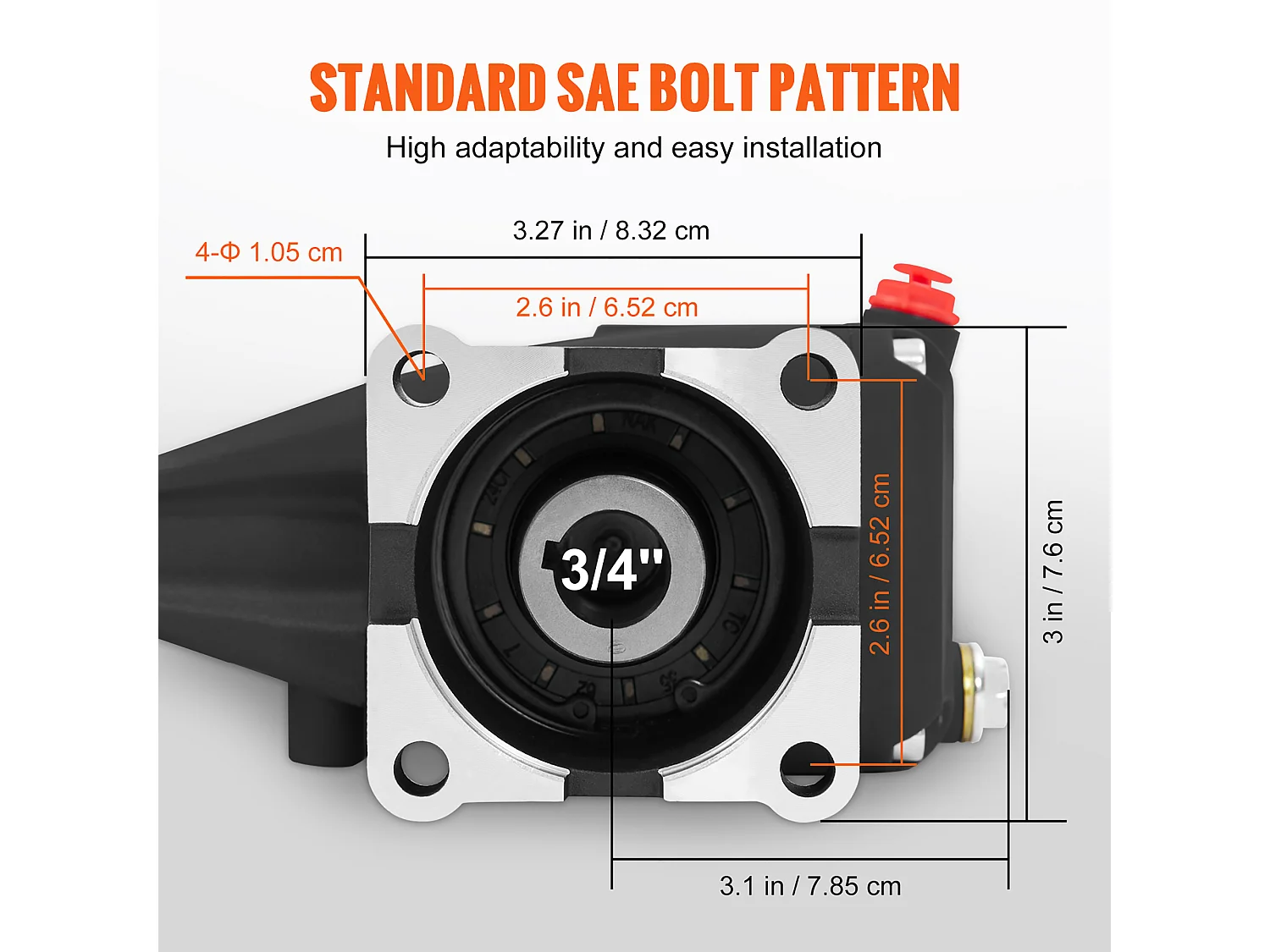 Pompa do Myjki Ciśnieniowej, SucceBuy Pompa do Myjki Ciśnieniowej 255 bar 9.5 L/min 19.05 mm Pozioma
