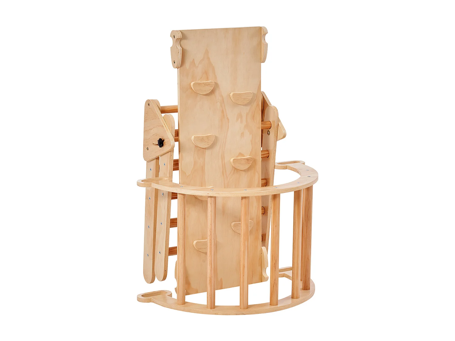 Ensemble de Triangles Pikler SucceBuy, 5 en 1, Kouets d'Escalade Montessori pour Tout-Petits de 1 à 3 Ans, Bois
