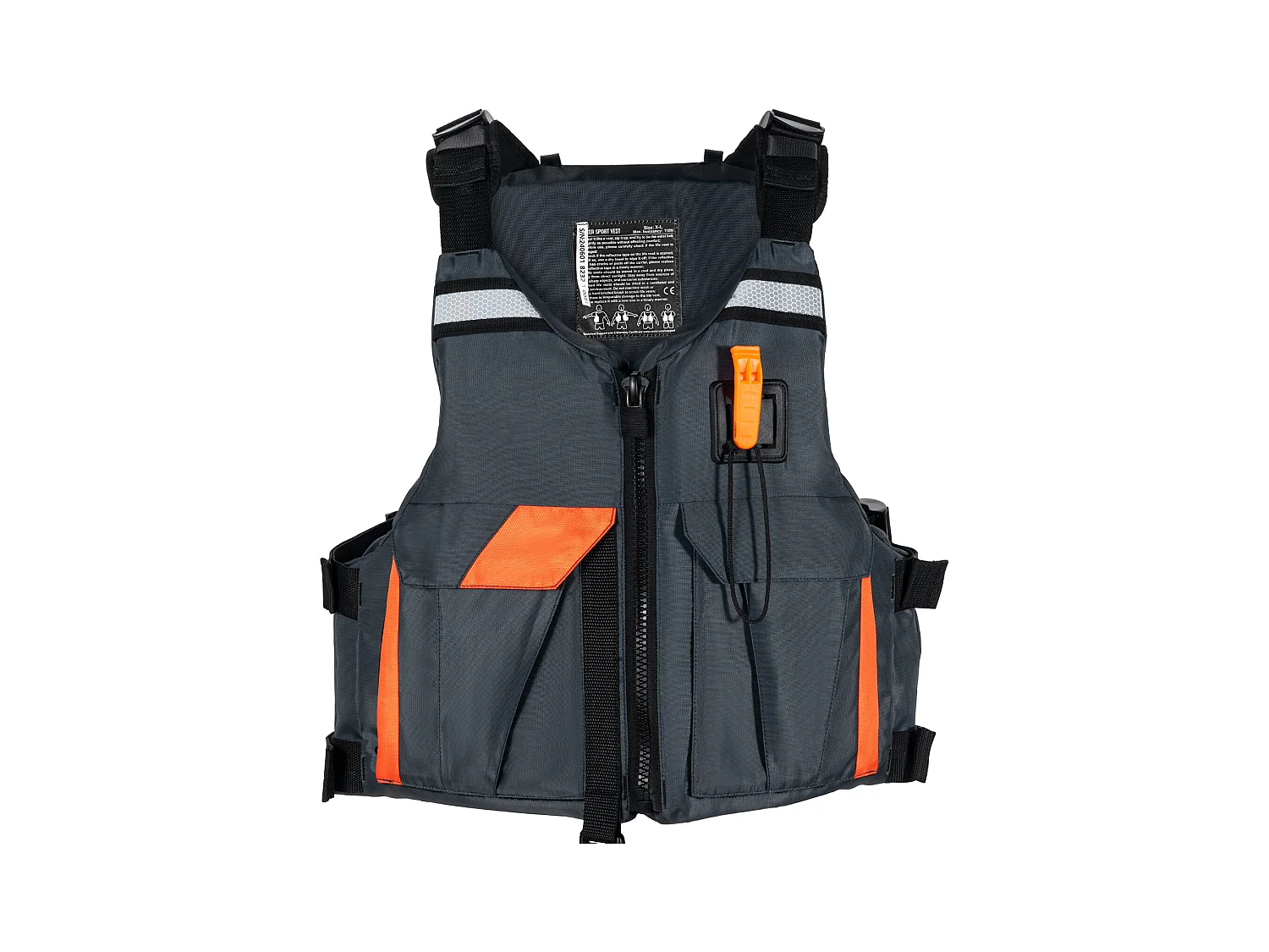 Life Vest PFD SucceBuy - 110n Veste de Flottabilité pour Hommes et Femmes, Taille XL , Idéal pour la Pêche, le Kayak, le Surf et Plus Encore pour les Hommes