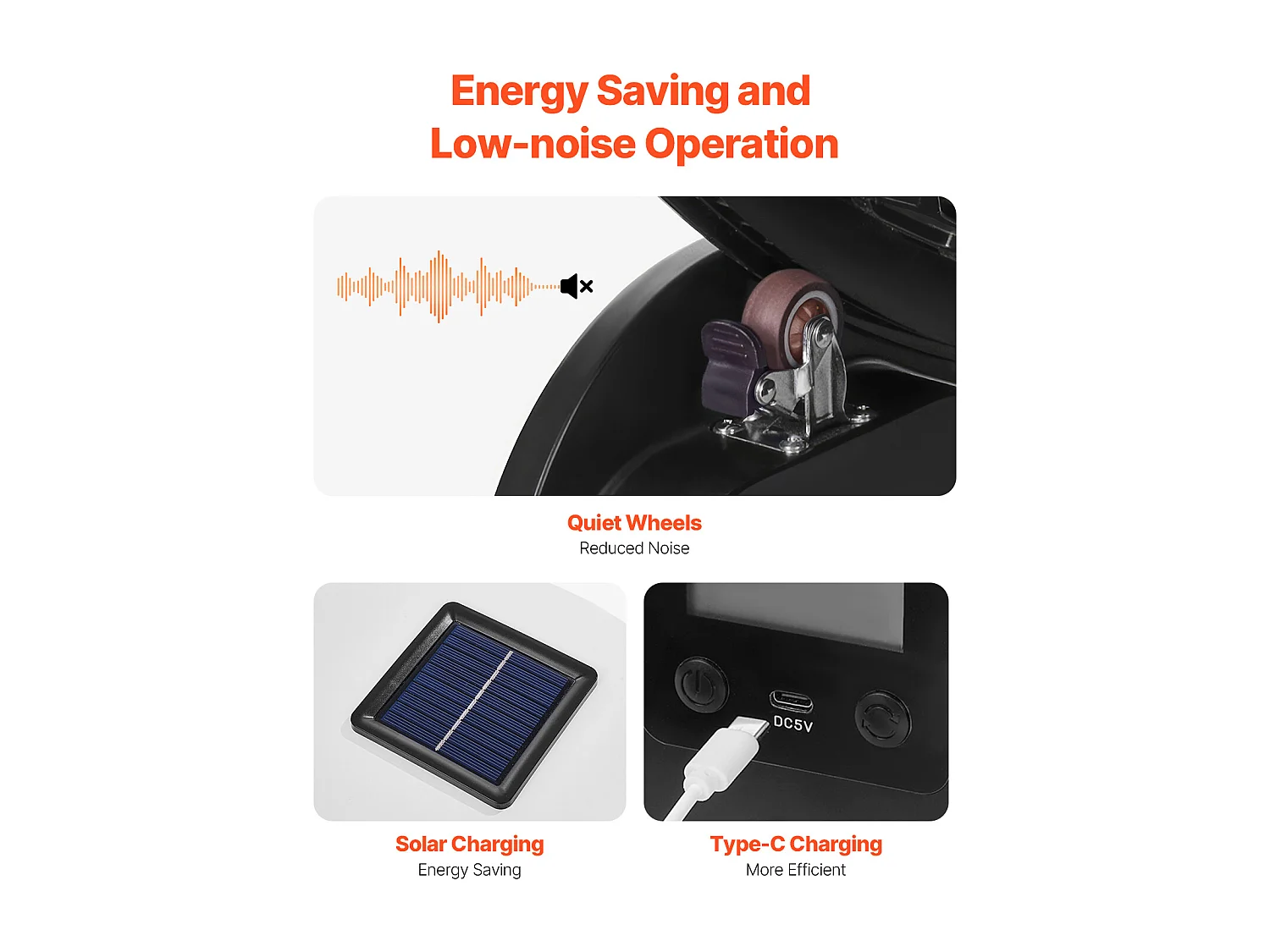 Roue d'Exercice pour Chat SucceBuy, avec Frein et Piste Recouverte de Moquette, 1038 mm, Noir