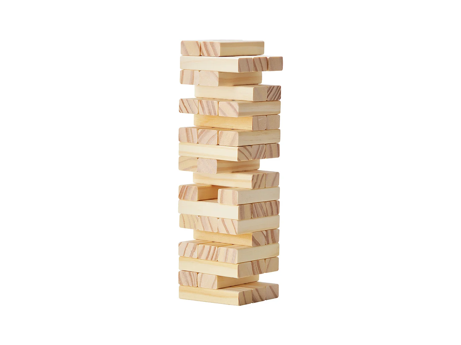 Jeu de Tour Empilable SucceBuy, en Bois de Pin avec Caisse de Rangement, 54 Blocs