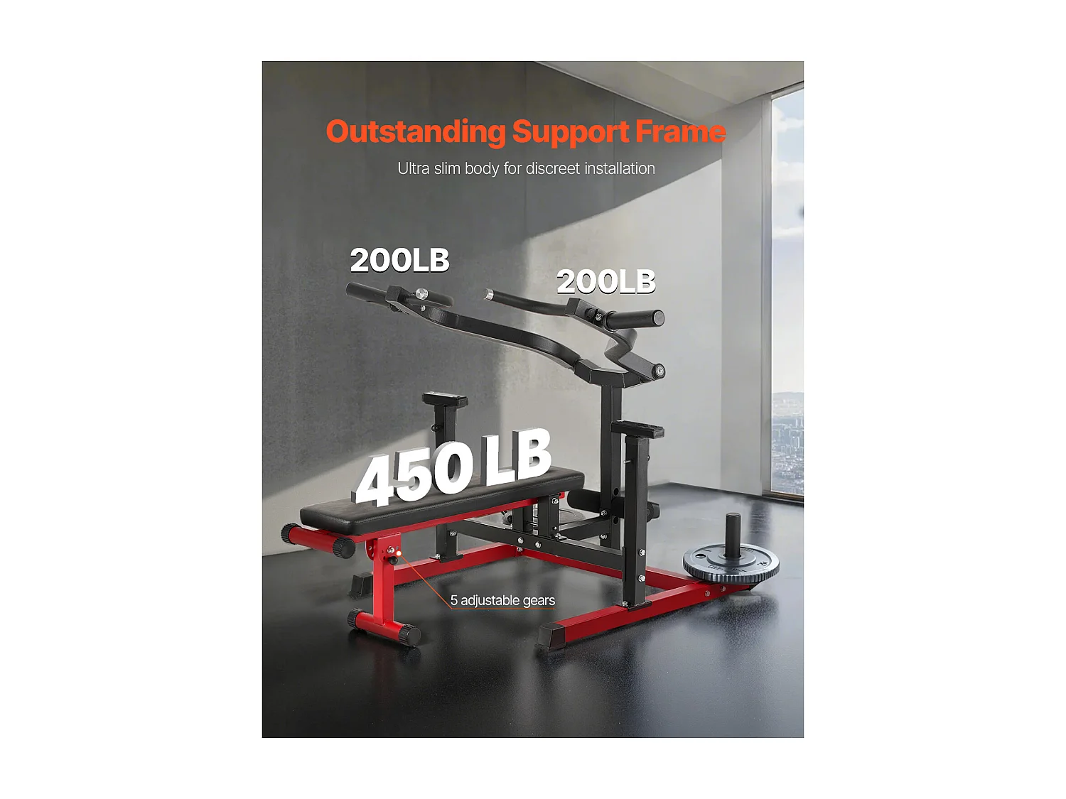 Fitnessbank SucceBuy, Borstpers, Incline en Flat Bench Press, voor Thuisfitnessruimtes en Fitnesscentra