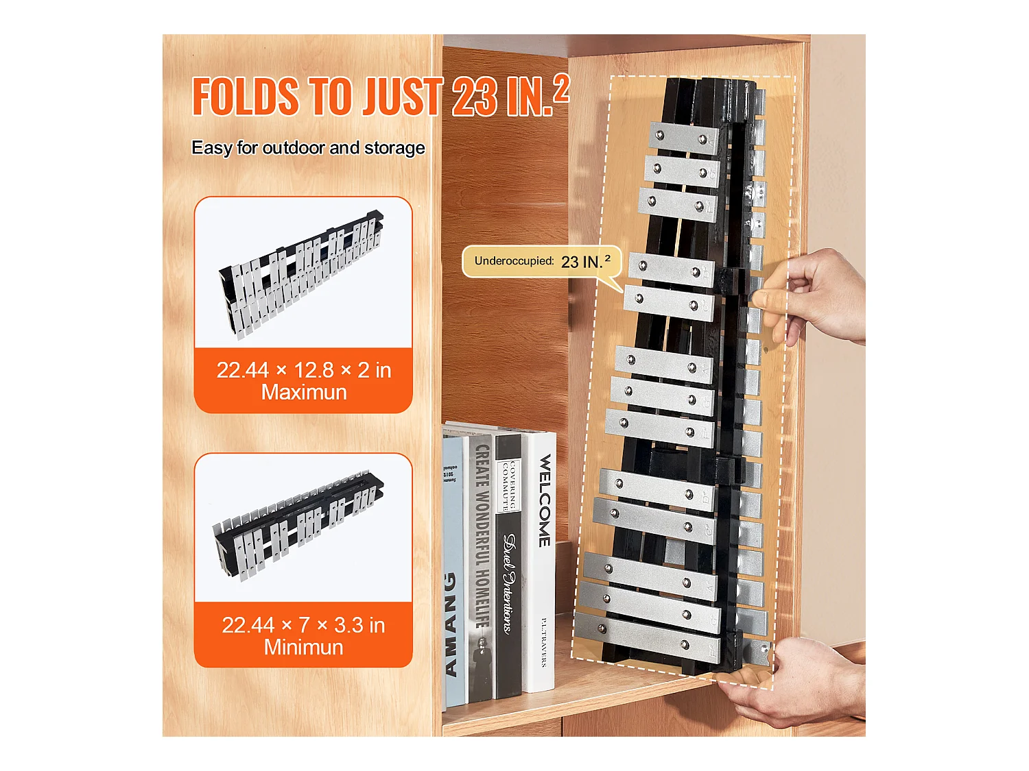 Xilofono Glockenspiel SucceBuy di 32 Note, Set con Mazze, Bacchette e Borsa, Set Versatile per Adulti e Studenti