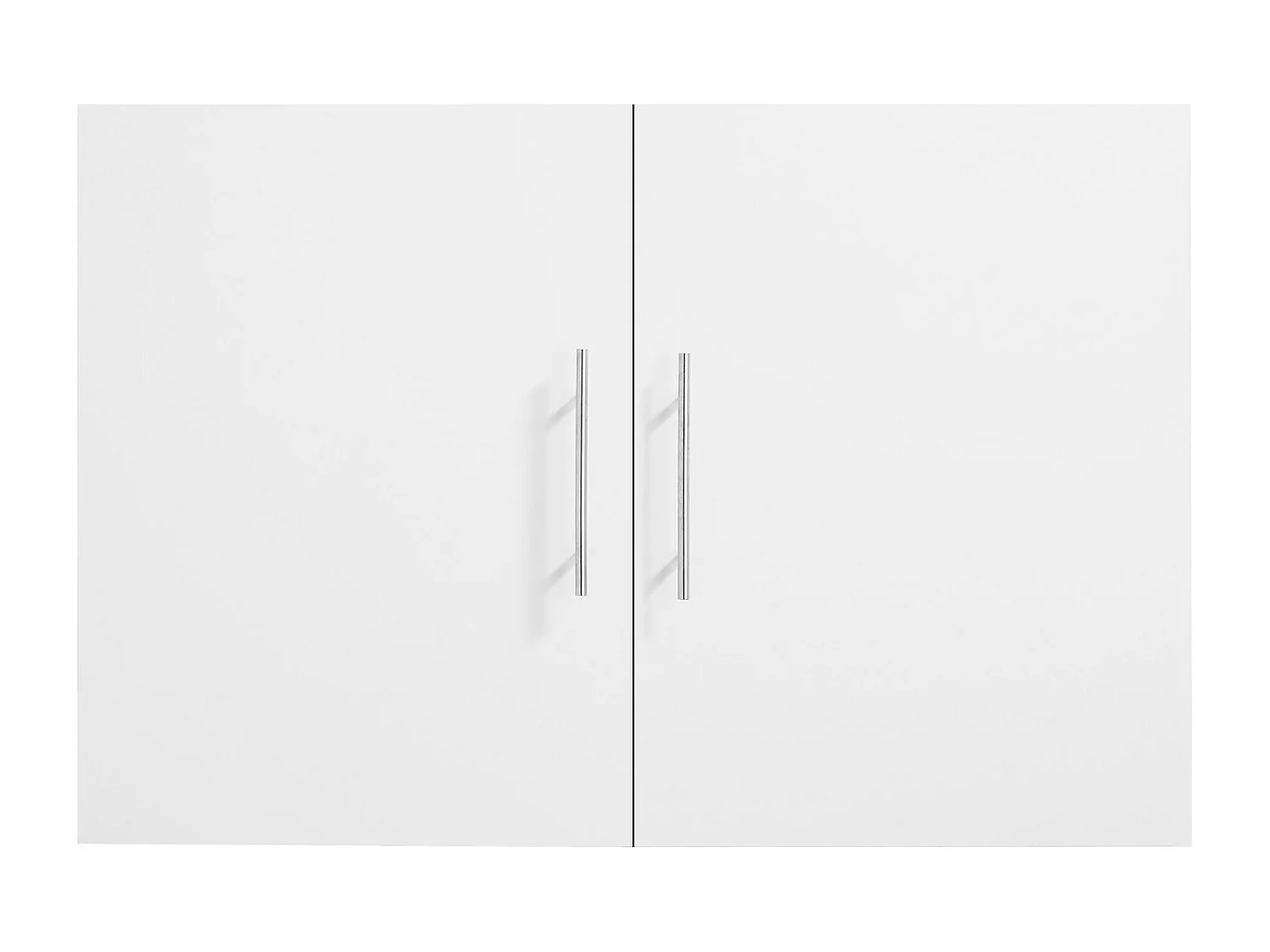 Wandkast voor Wasruimte SucceBuy, Opbergkast 91,4 cm, 2 Niveaus, 2 Deuren, in Spaanplaat en MDF