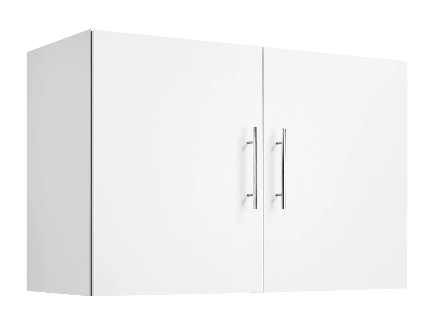 Wandkast voor Wasruimte SucceBuy, Opbergkast 91,4 cm, 2 Niveaus, 2 Deuren, in Spaanplaat en MDF