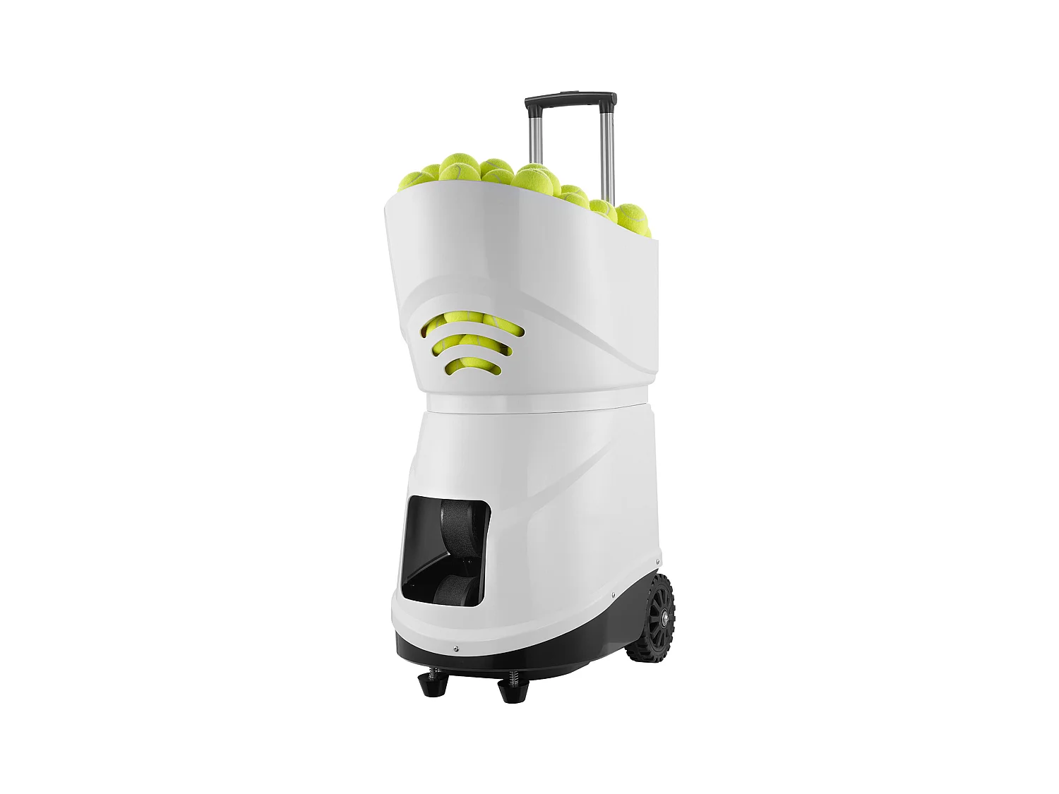 Lanceur de Balles de Tennis SucceBuy, Lanceur de Balles de Tennis Portable Autonome, Chargeur d'Entraînement de Tennis pour 150 Balles