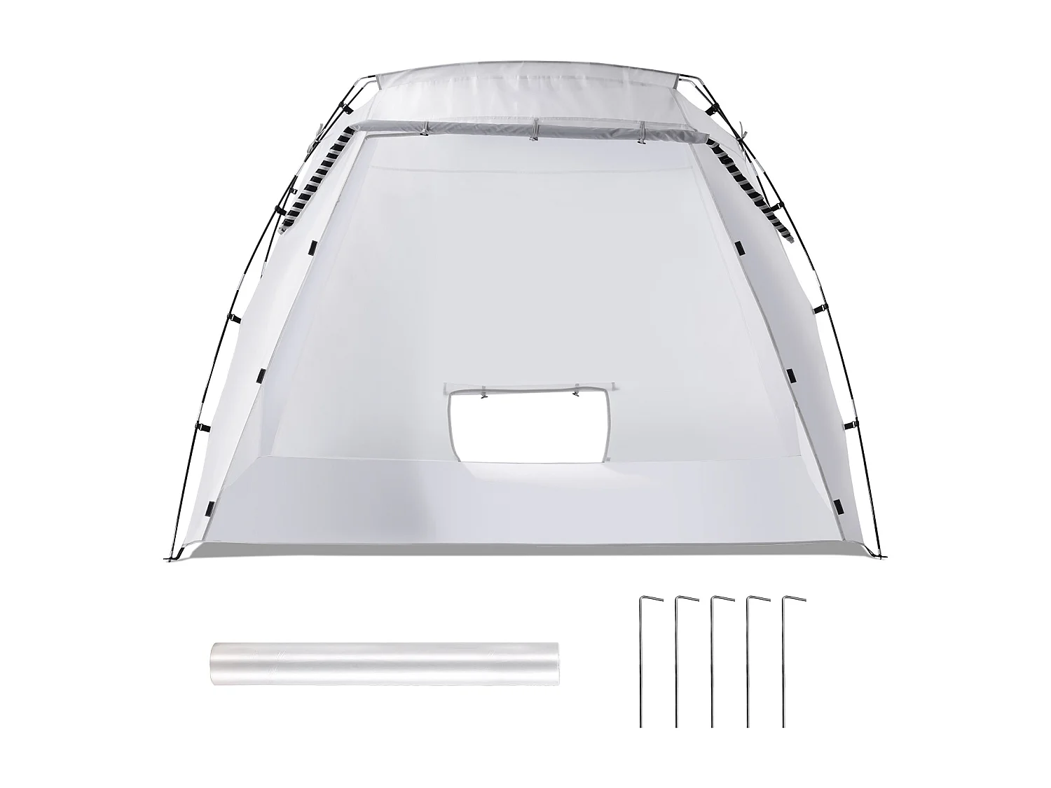 Cabine de Peinture Gonflable SucceBuy, Abri de Peinture Portable en Oxford 210D, 228x158x158 cm