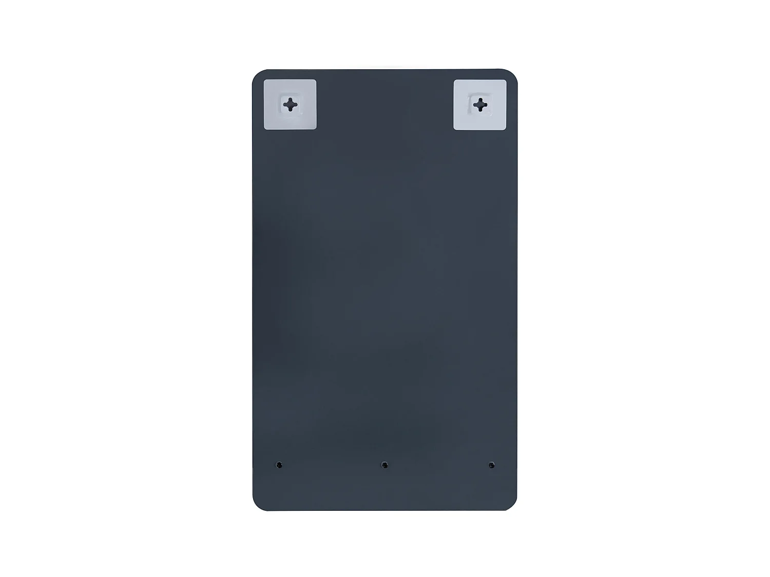 Conjunto de lavabo negro HAMPTON con almacenamiento lateral y estante de espejo