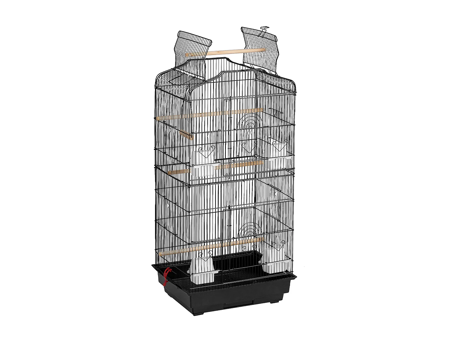 Cage à Oiseaux Roulante en Métal SucceBuy, 157,4 cm de Grande Taille, pour Perroquets