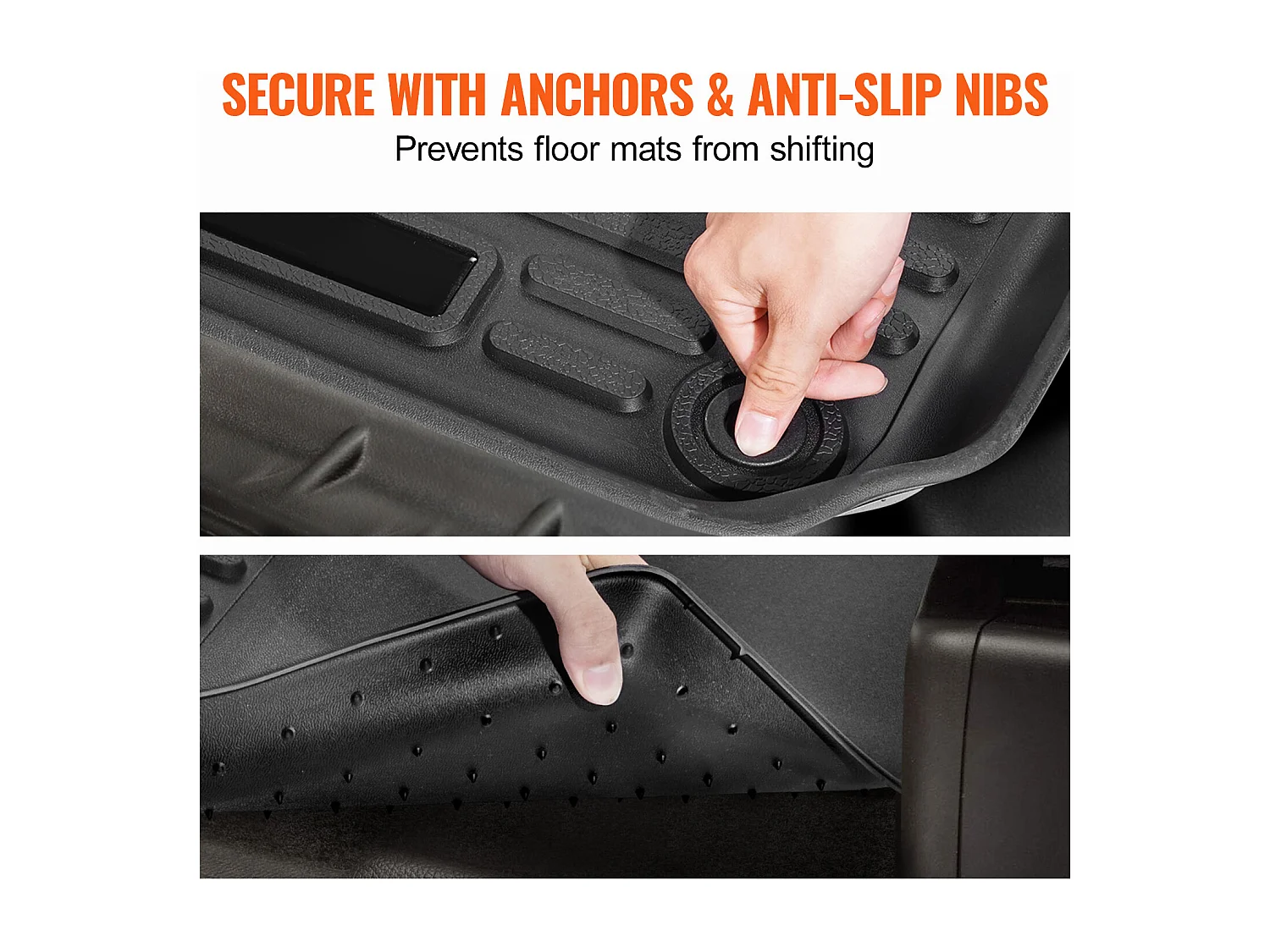 Tapis de Sol pour Automobile SucceBuy, Pour Honda CR-V (Modèles Hybrides) 2017-2022, 3 Pièces