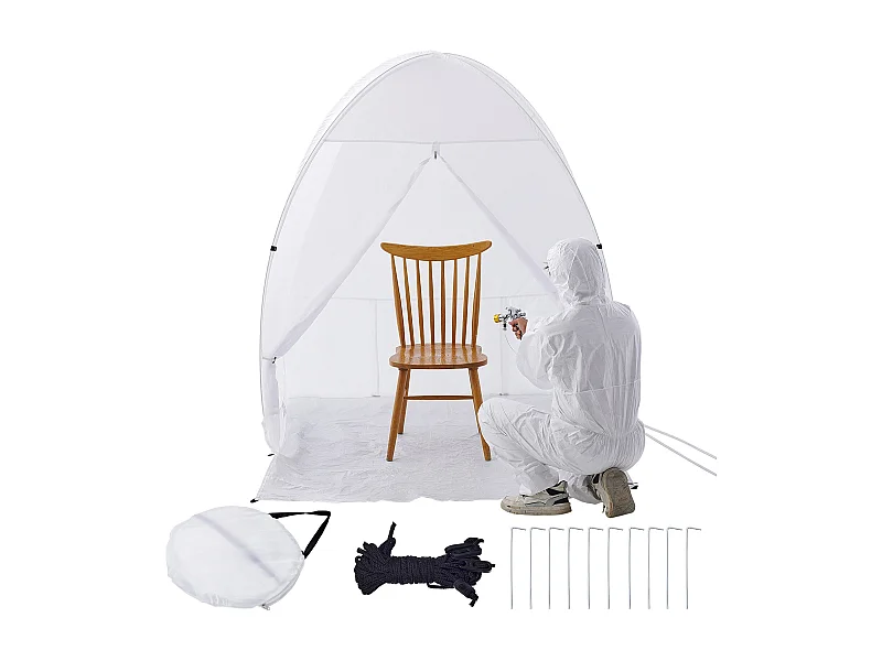 Cabina de Pintura Inflable SucceBuy, Refugio de Pintura Portátil 152x152x178 cm