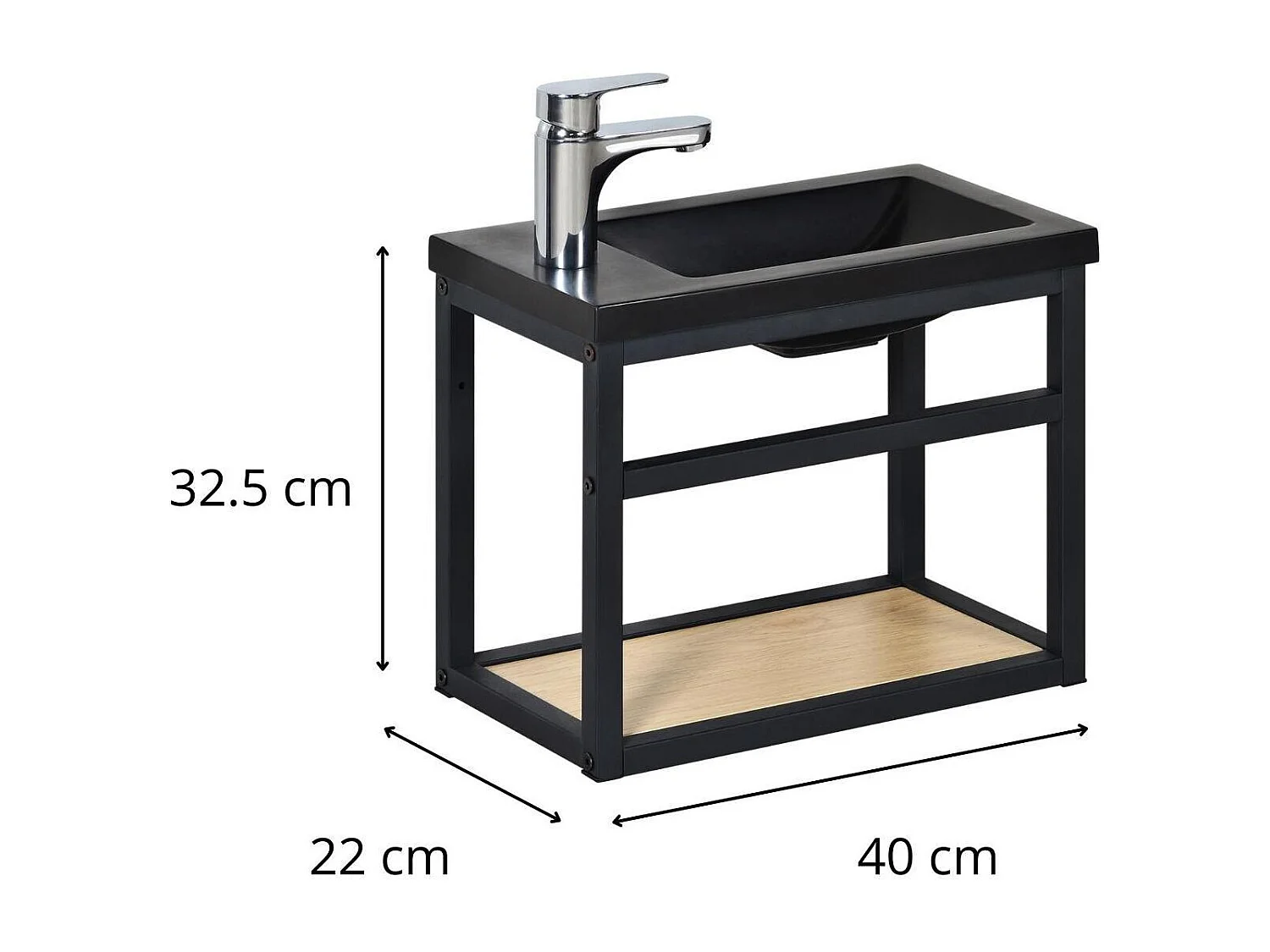SAO wastafel + kraanset