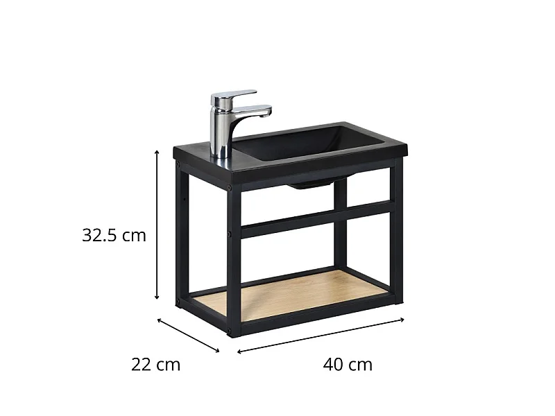 Set lavabo + rubinetto SAO
