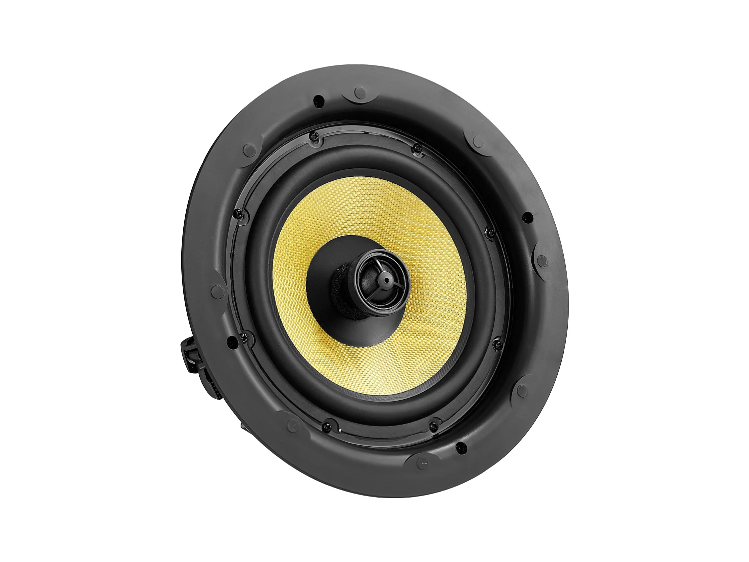 Haut-Parleurs de Plafond SucceBuy 20cm 200 Watts, Montage Encastré, Système de Haut-Parleurs Encastrés au Plafond et au Mur