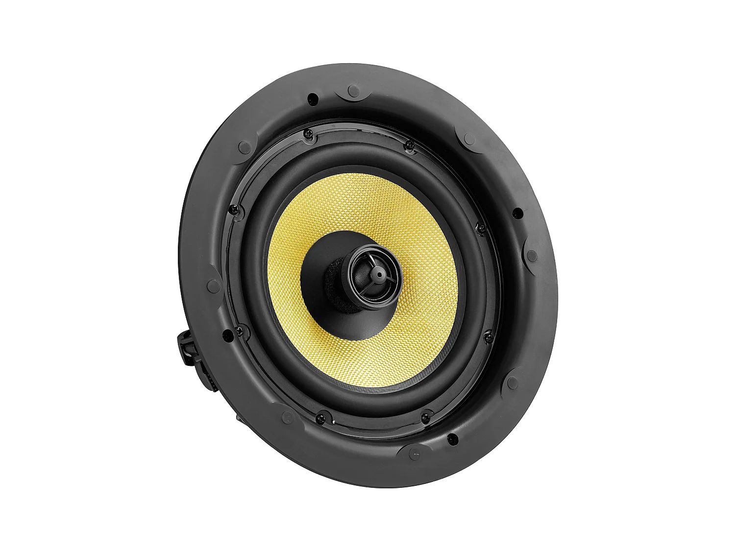 Haut-Parleurs de Plafond SucceBuy 20cm 200 Watts, Montage Encastré, Système de Haut-Parleurs Encastrés au Plafond et au Mur