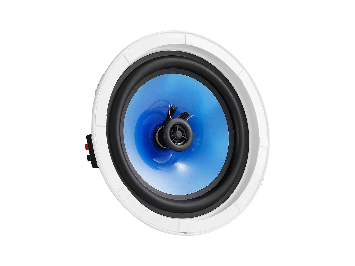 Haut-Parleurs de Plafond SucceBuy Lot de 2 50 Watts 20cm, Montage Encastré, Système de Haut-Parleurs Encastrés au Plafond et au Mur