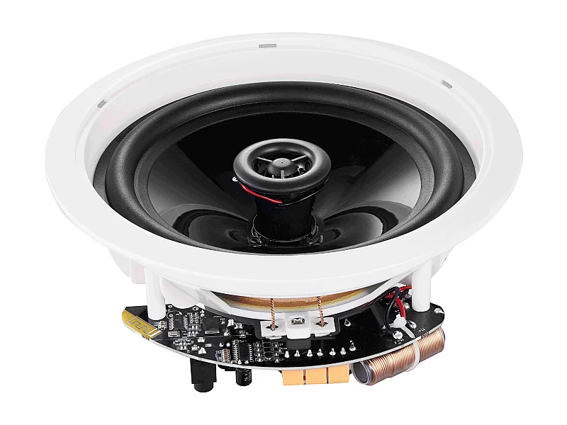 Plafondluidsprekers SucceBuy Set van 4 Bluetooth 17cm 150 W voor Inbouwmontage in de Muur, Inbouwsysteem voor Plafond en Muur