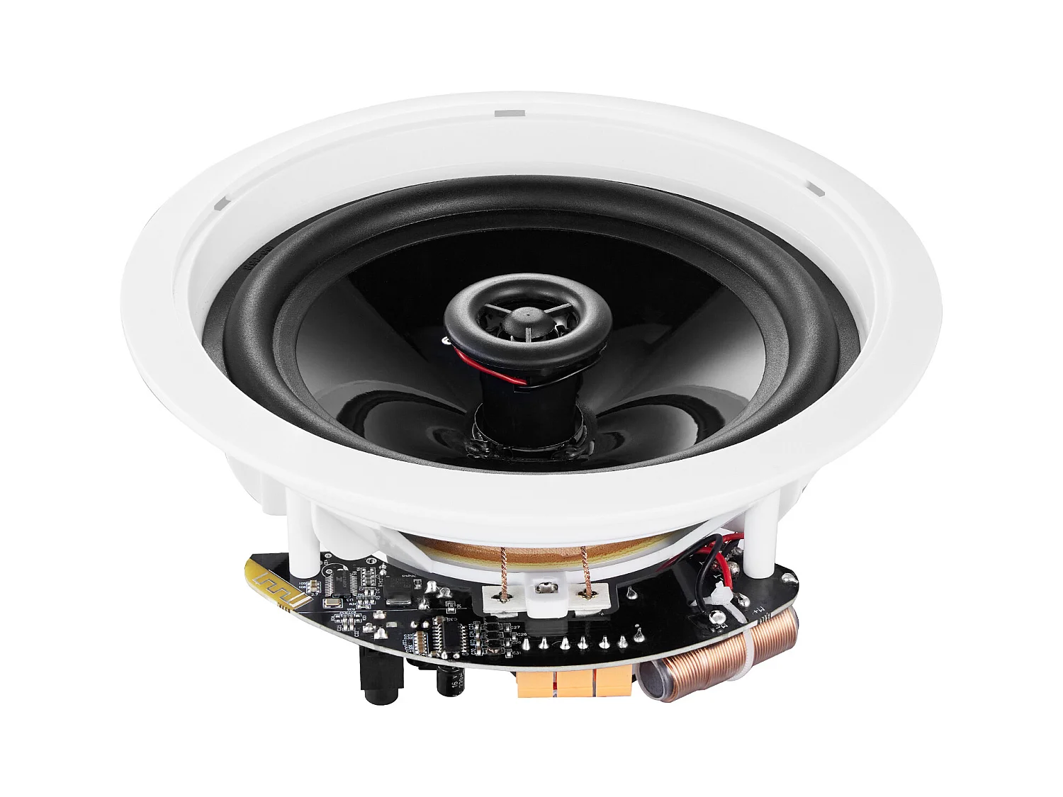 Bluetooth Plafondluidsprekers SucceBuy 17cm 150W, Inbouwmontage, Inbouwsysteem voor Plafond en Muur