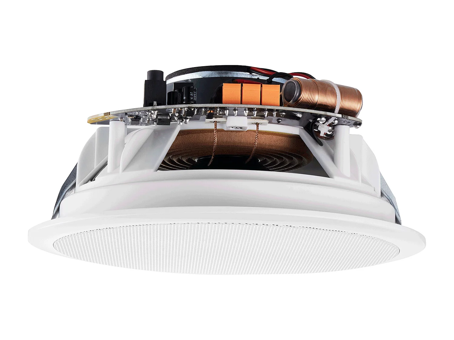 Haut-Parleurs de Plafond Bluetooth SucceBuy 17cm 150W, Montage Encastré, Système de Haut-Parleurs Encastrés au Plafond et au Mur