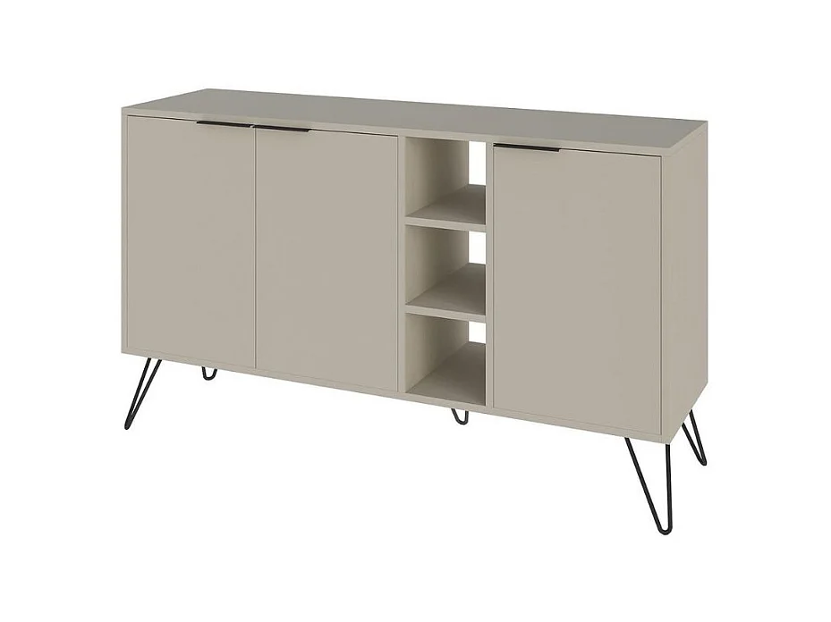 Madia 3 ante Clara 142x35,5x83h colore cashmere