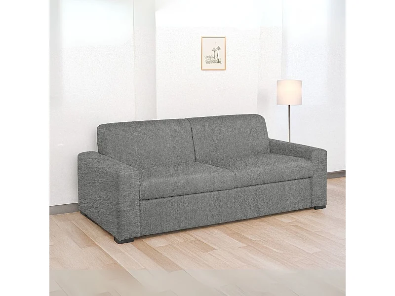 Divano letto 3 posti Flash tessuto Barrell83 colore ash grigio 200x98x86h